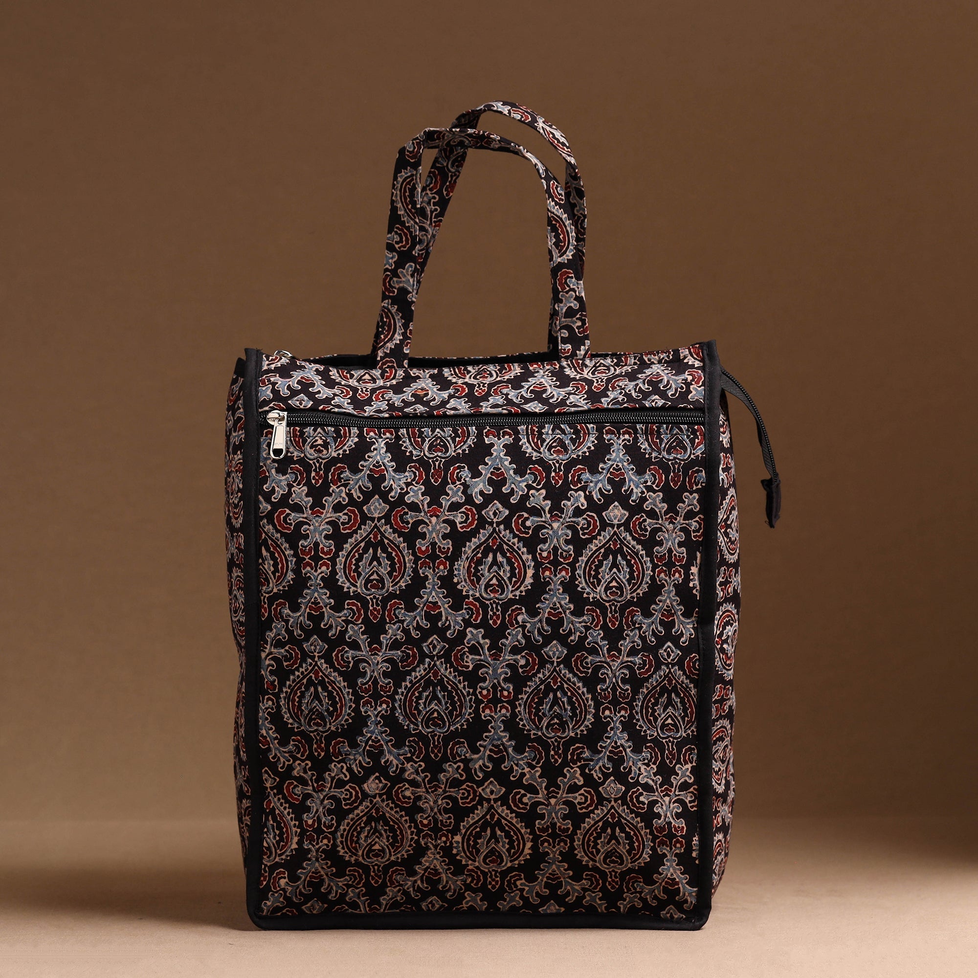 NOORI BAZAR Black - Handcrafted Cotton Shopping Bag 17