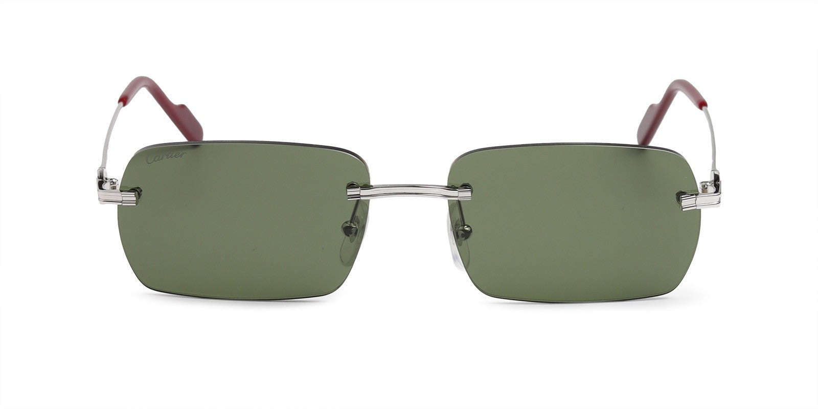 CARTIER CT0012CS 027 0001 Rimless 57 140 Metal SUNGLASSES - view 2