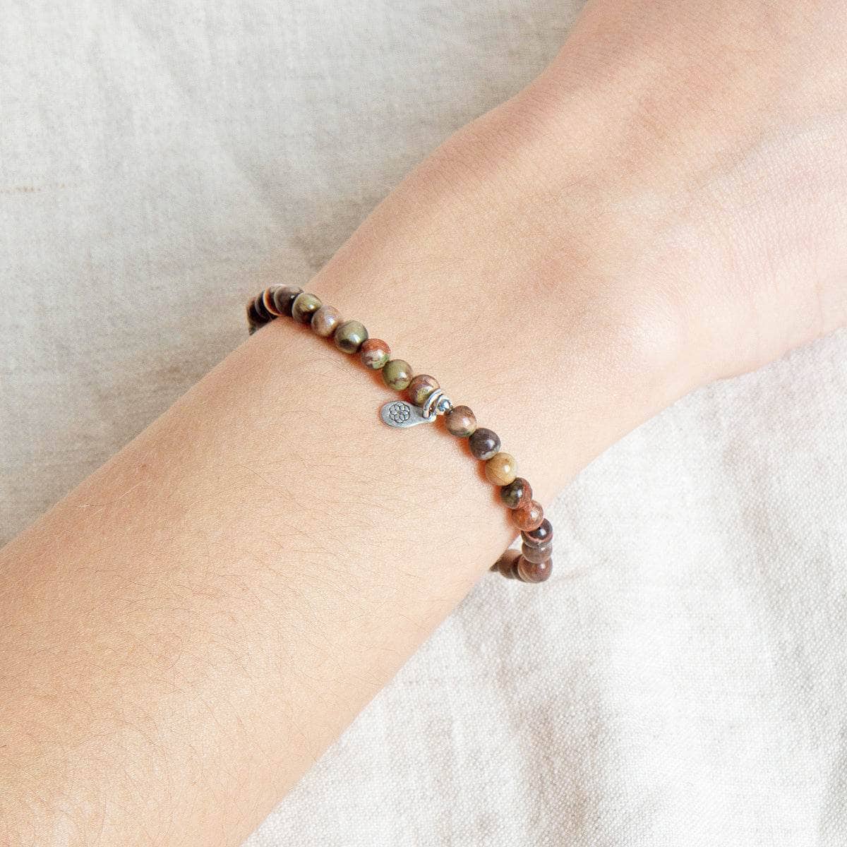 Tiny Rituals Natural Ocean Jasper Energy Bracelet - view 2