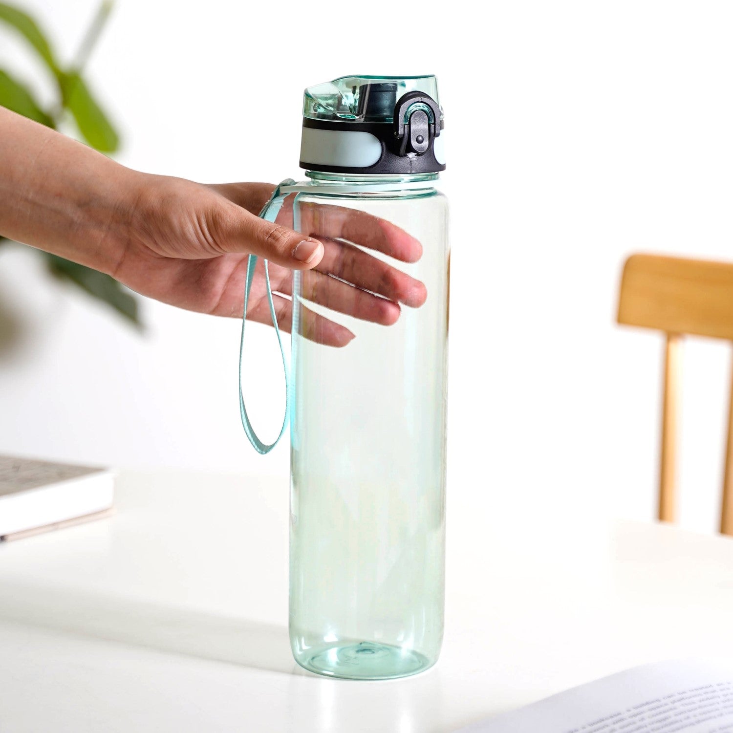 Nestasia Aqualite Leakproof Sipper Bottle For Office Gym Set Of 2 Mint Frost 1150ml - view 2