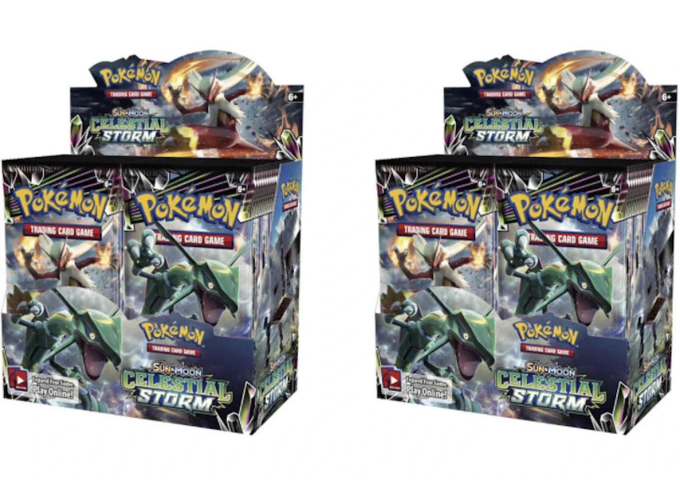 Pokémon 2018 Pokemon Sun & Moon Celestial Storm Booster Box 2X Lot