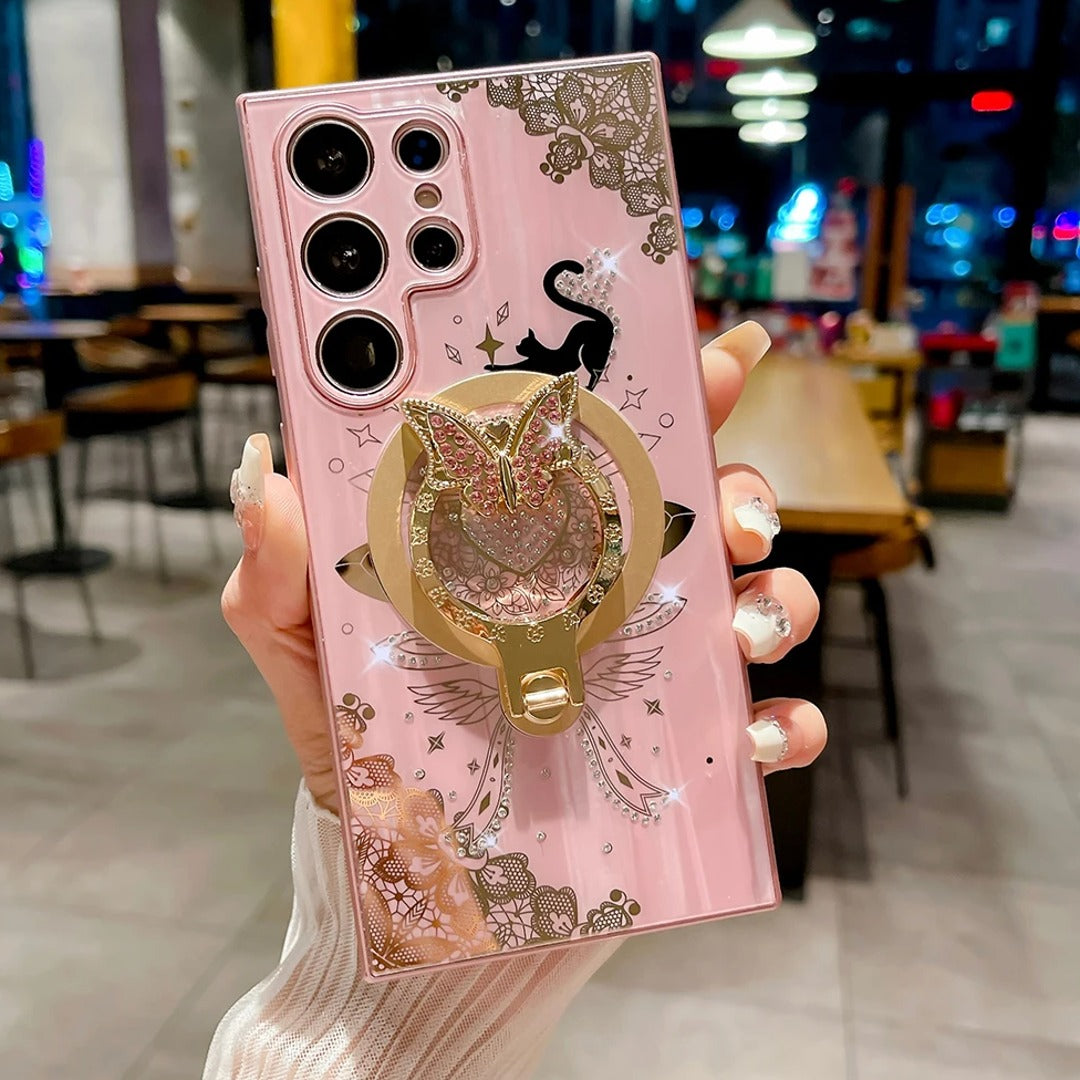 Peeperly Flash Diamond Butterfly Case - Samsung - view 2