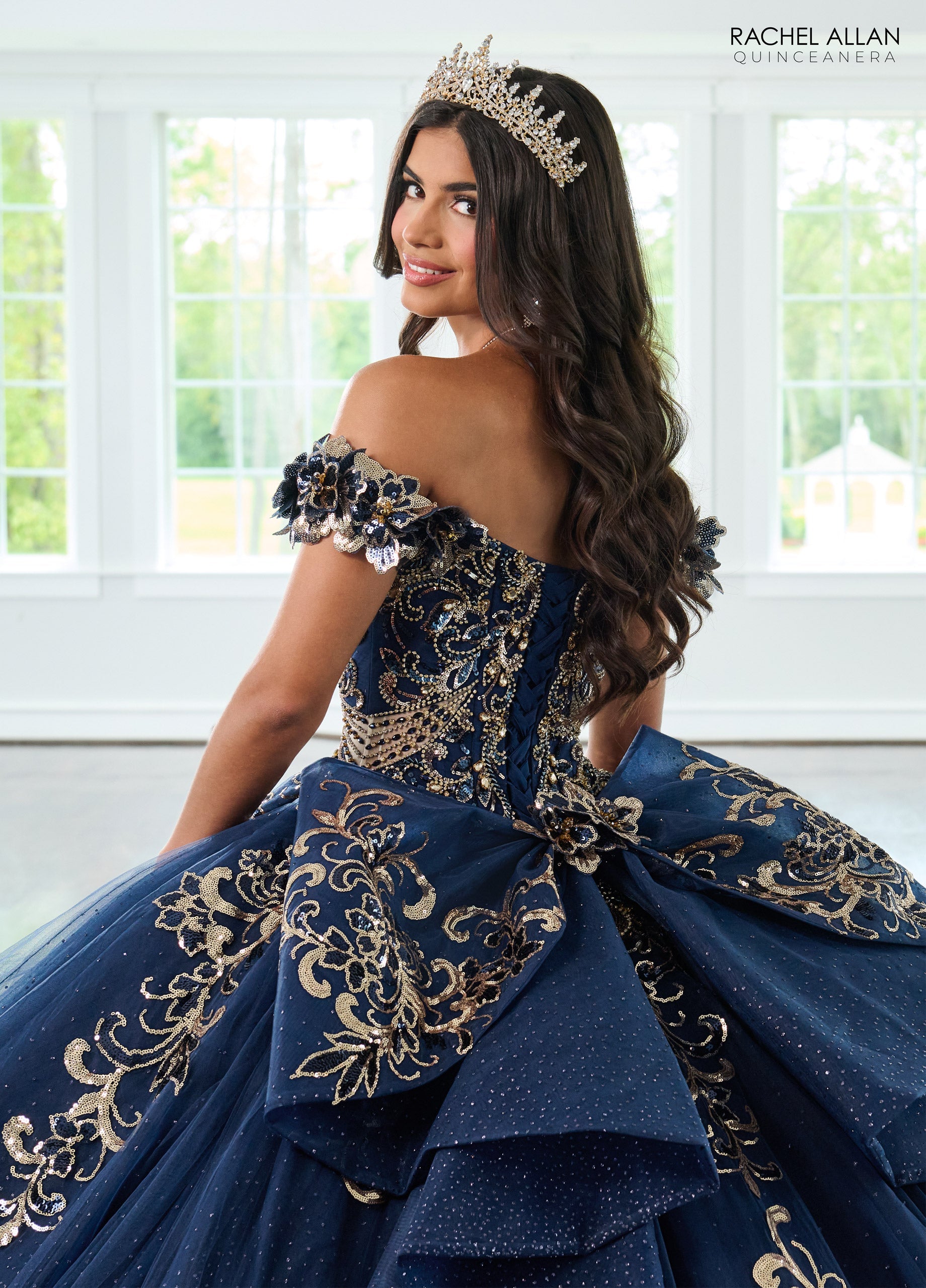 Mary's Bridal Off Shoulder Quinceanera Dress by Rachel Allan RQ3145 - view 4