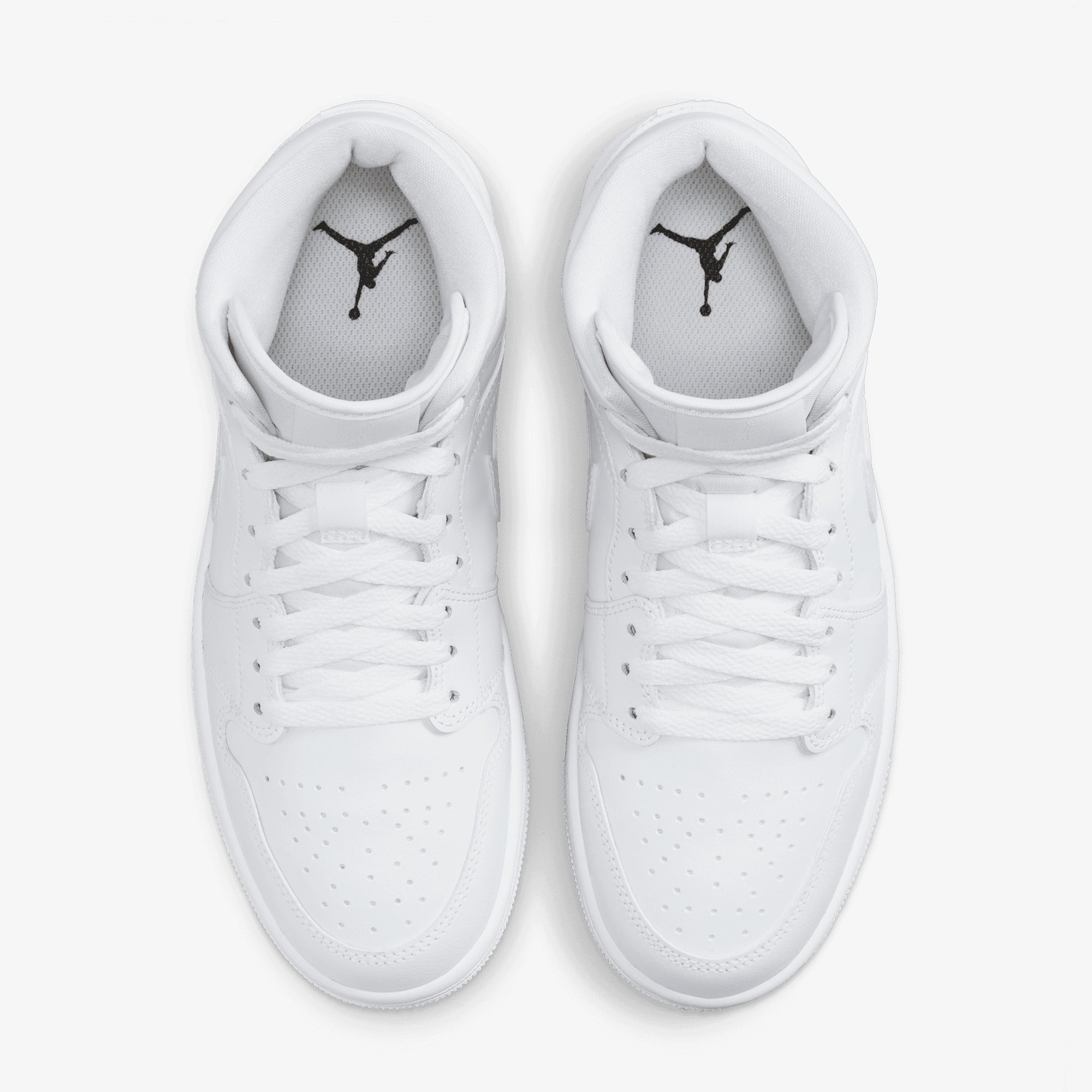 Jordan | Air Jordan 1 Mid { White/white-white - view 2