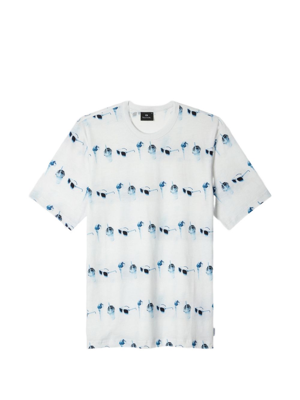 Paul Smith Printed cotton t-shirt – Organic Cotton 100%