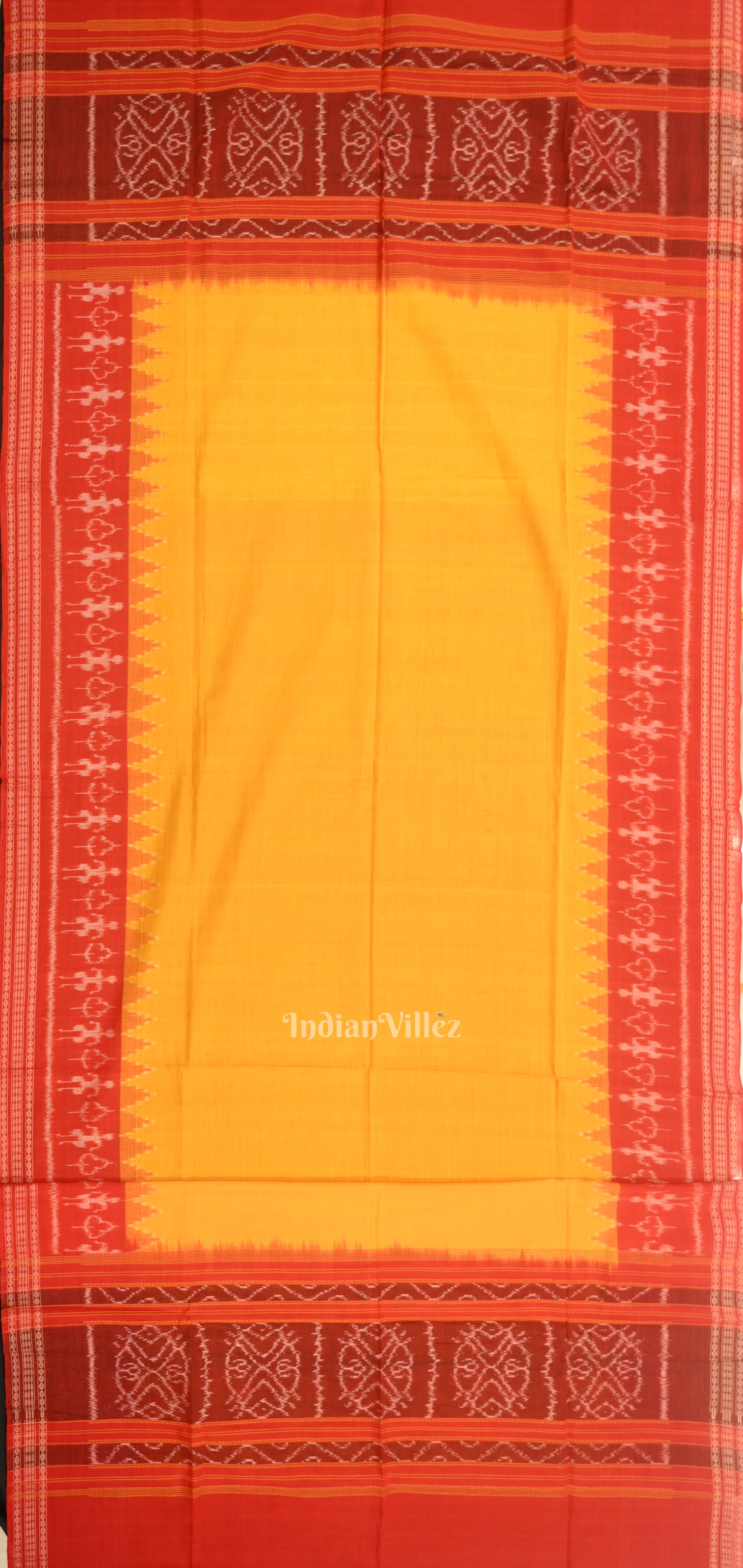 IndianVillèz Multi Color Utkalaxmi Odisha Ikat Sambalpuri Dress Set & Dupatta - view 4