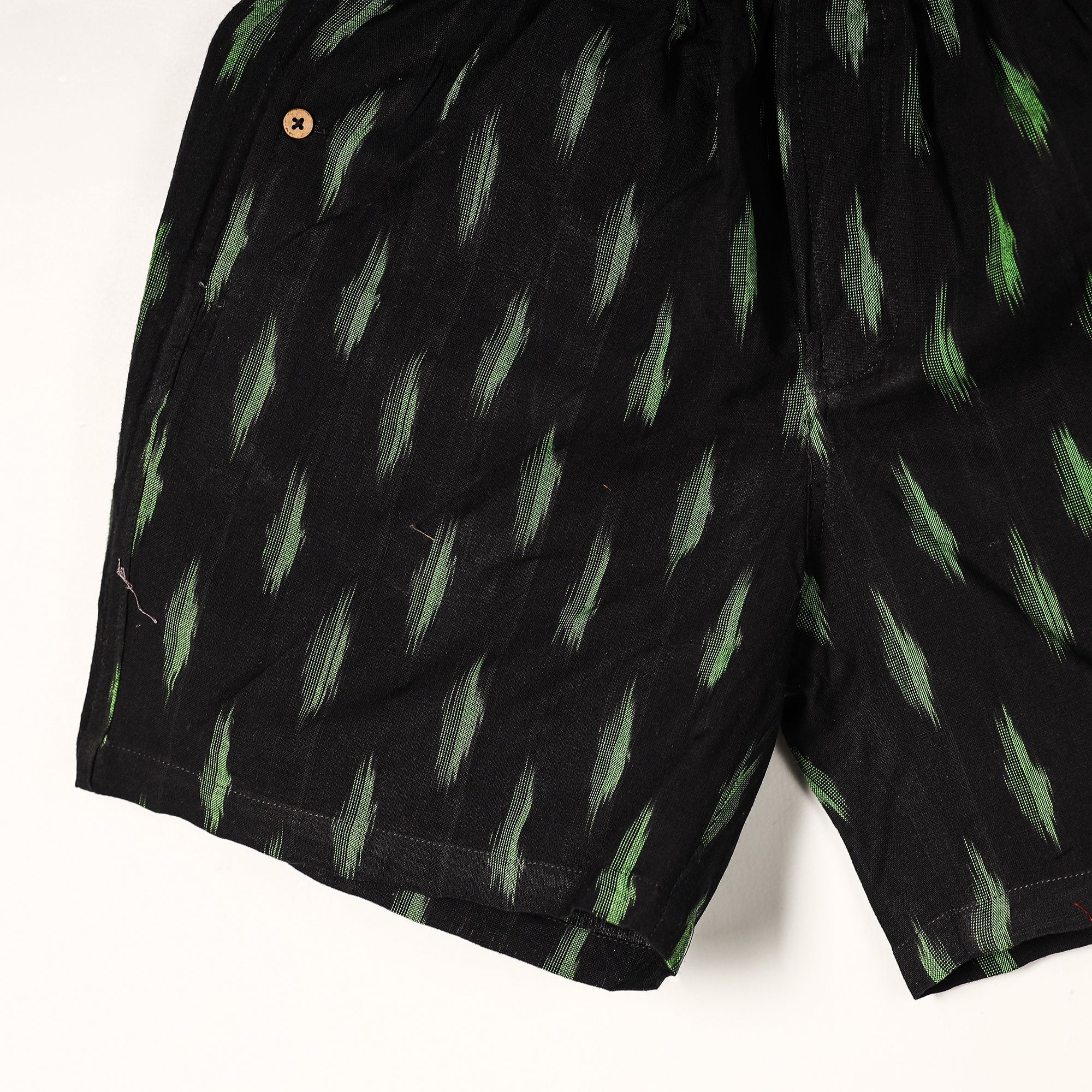 ITOKRI CASUALS Black - Pochampally Ikat Cotton Unisex Boxer/Shorts - view 2