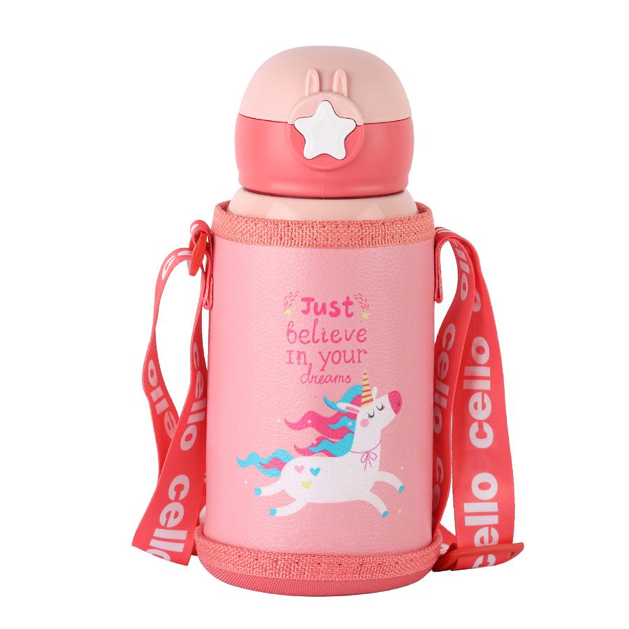 Cello Lucky Hot & Cold Stainless Steel Kids Water Bottle, 500ml - view 5