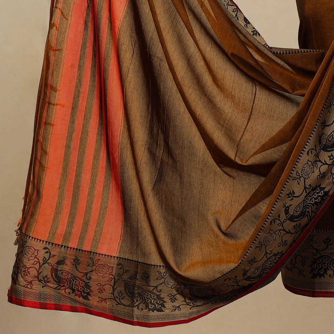 SOUTH KARGHA Brown - 3pc Mercerised Cotton Dharwad Dress Material 22 - view 4