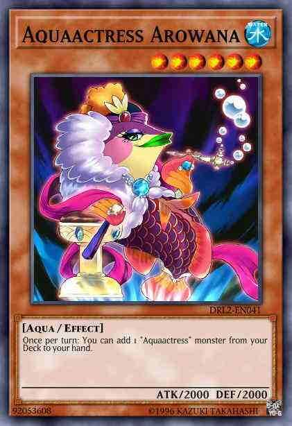 Yu-Gi-Oh! Aquaactress Arowana - DRL2-EN041 - Super Rare - 1st Edition