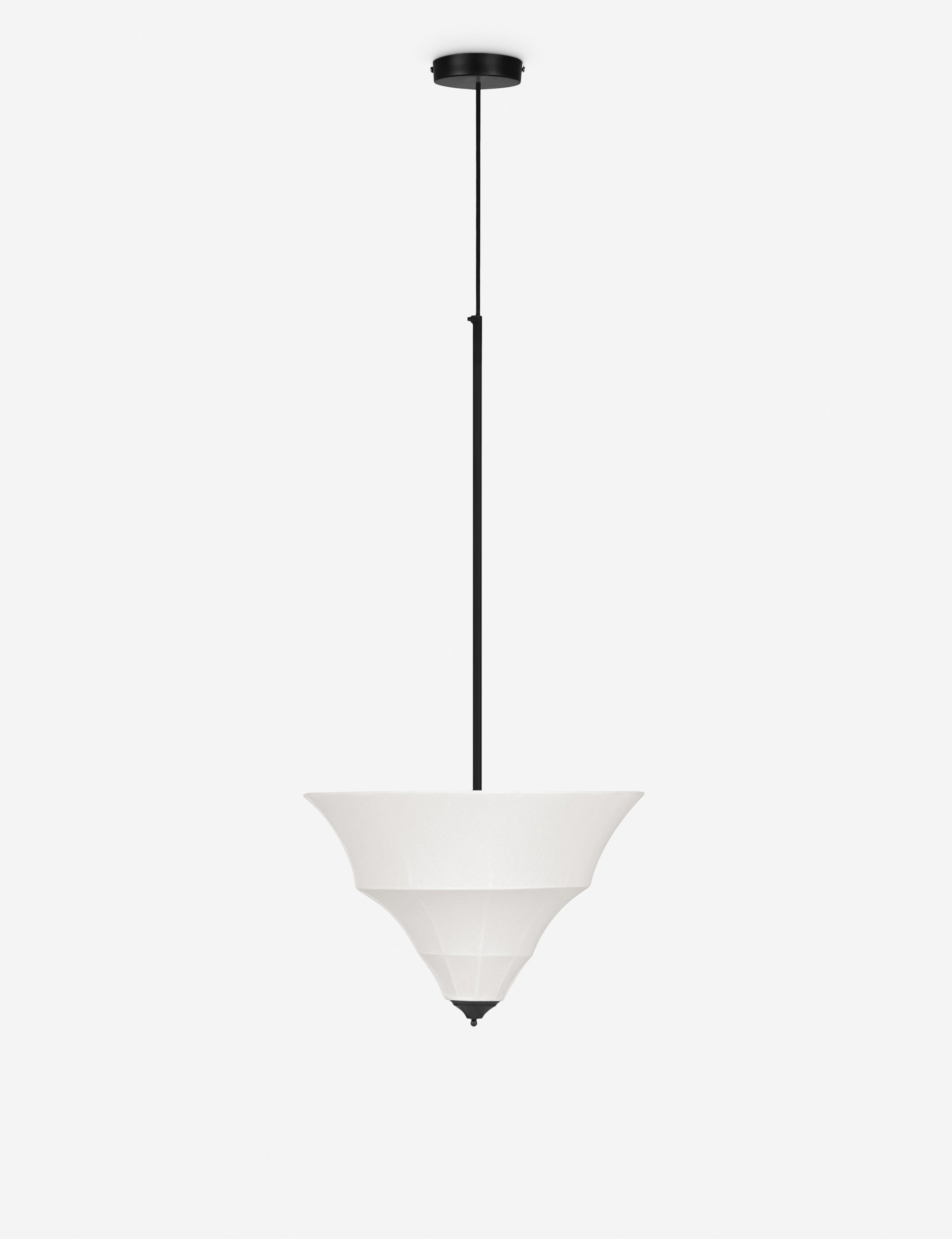 Lulu and Georgia Zola Pendant Light – White
