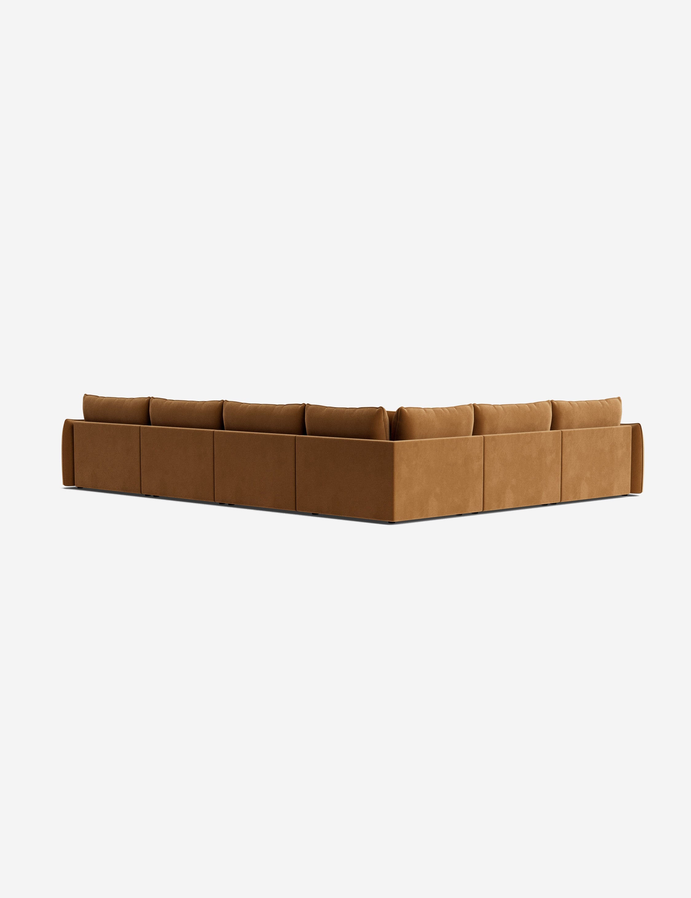 Lulu and Georgia Balmer Modular Corner Sectional Sofa With Ottoman - view 39
