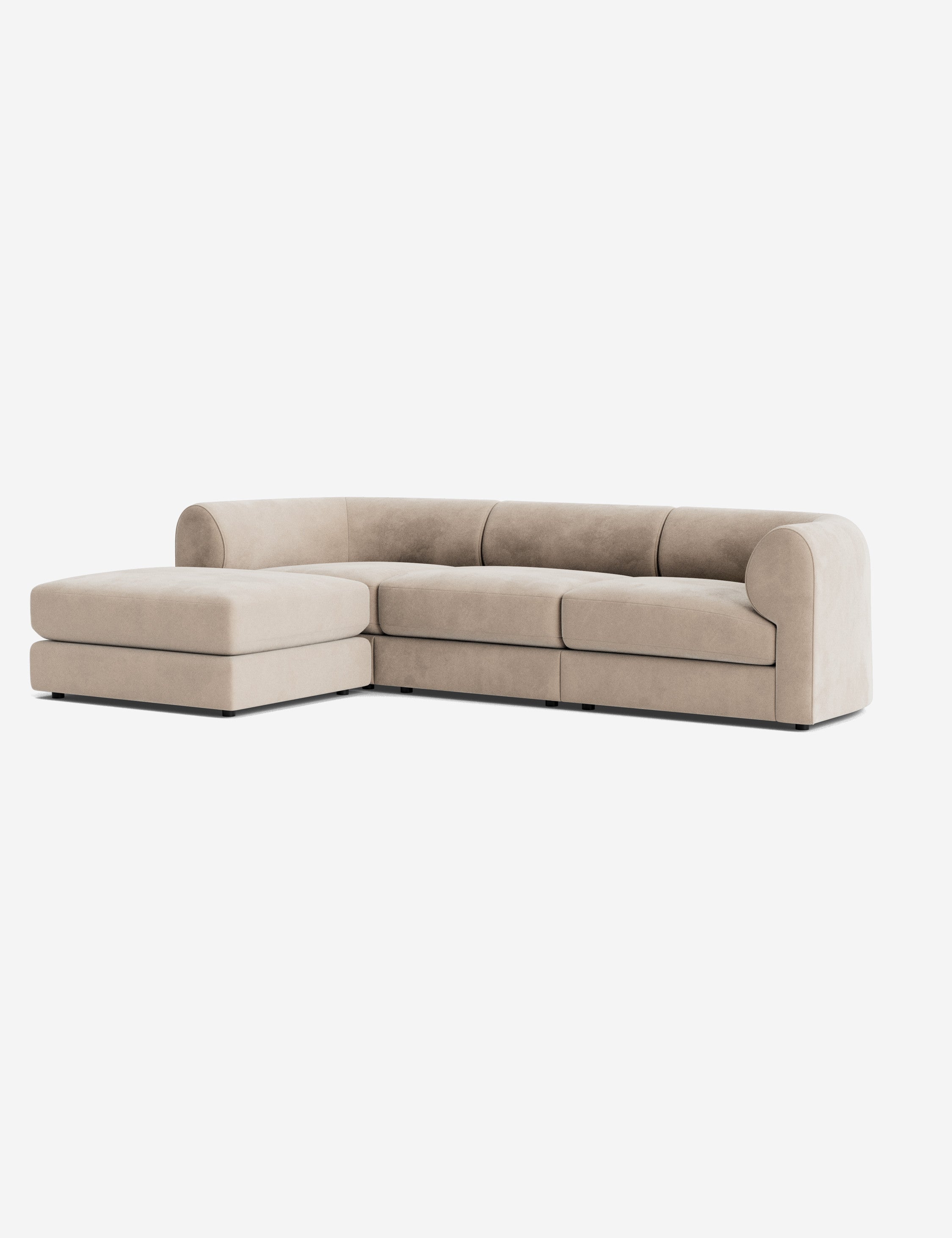 Lulu and Georgia Sergio Modular Sectional Sofa With Ottoman - view 203