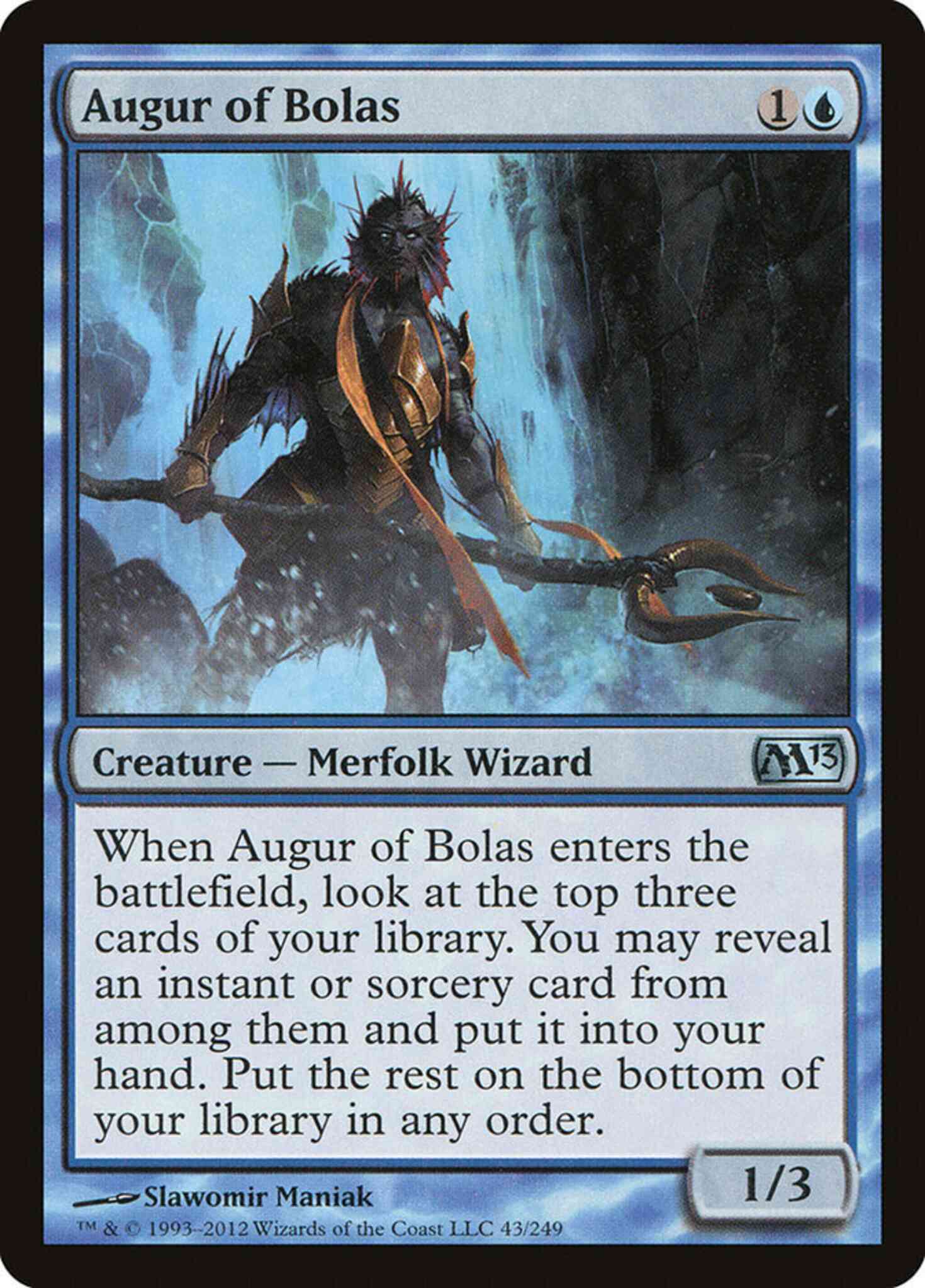 Bolas 43 magic – Augur of Bolas [43] [Magic 2013] [Non-Foil]