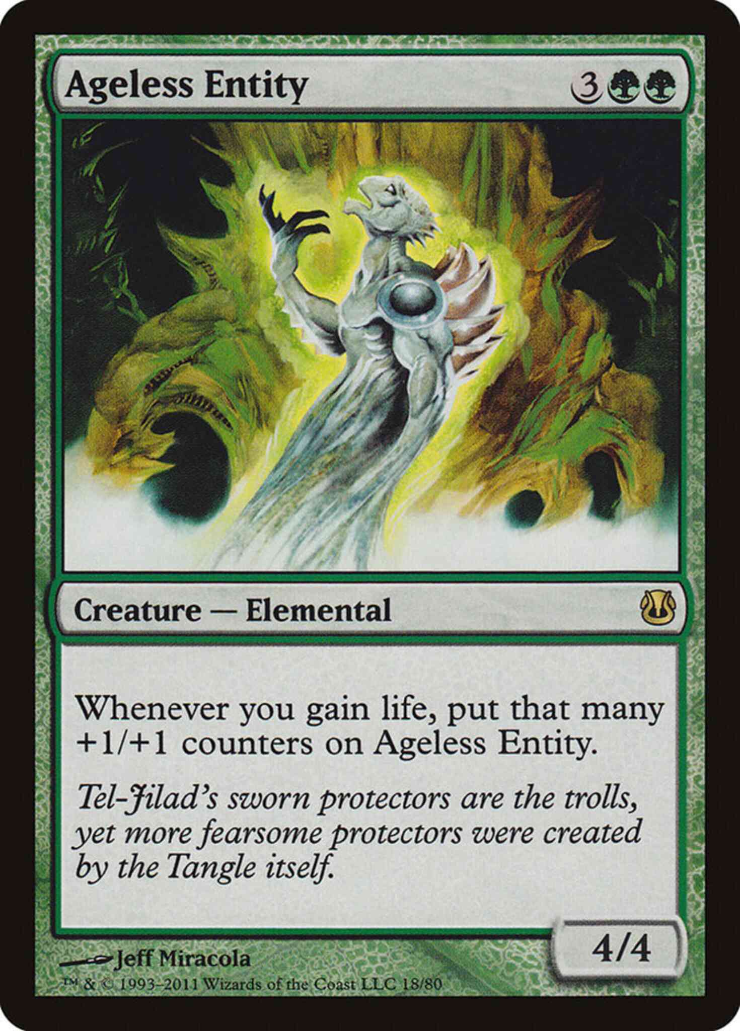 Ageless entity 18 – Magic Ageless Entity [18] [Duel Decks: Ajani vs. Nicol Bolas] [Non-Foil]