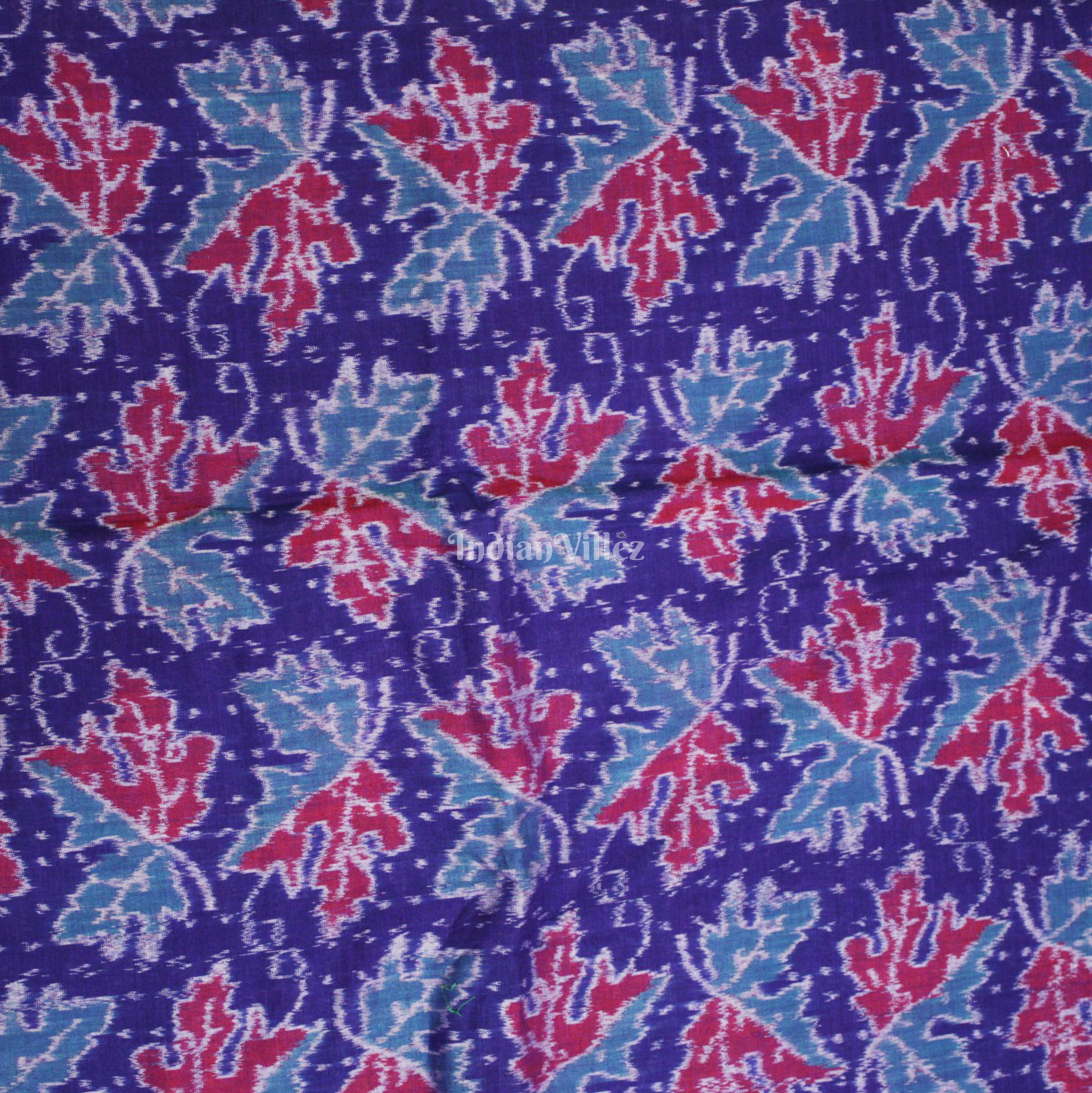 IndianVillèz Multi Colour Design Sambalpuri Ikat Cotton Fabric - view 2