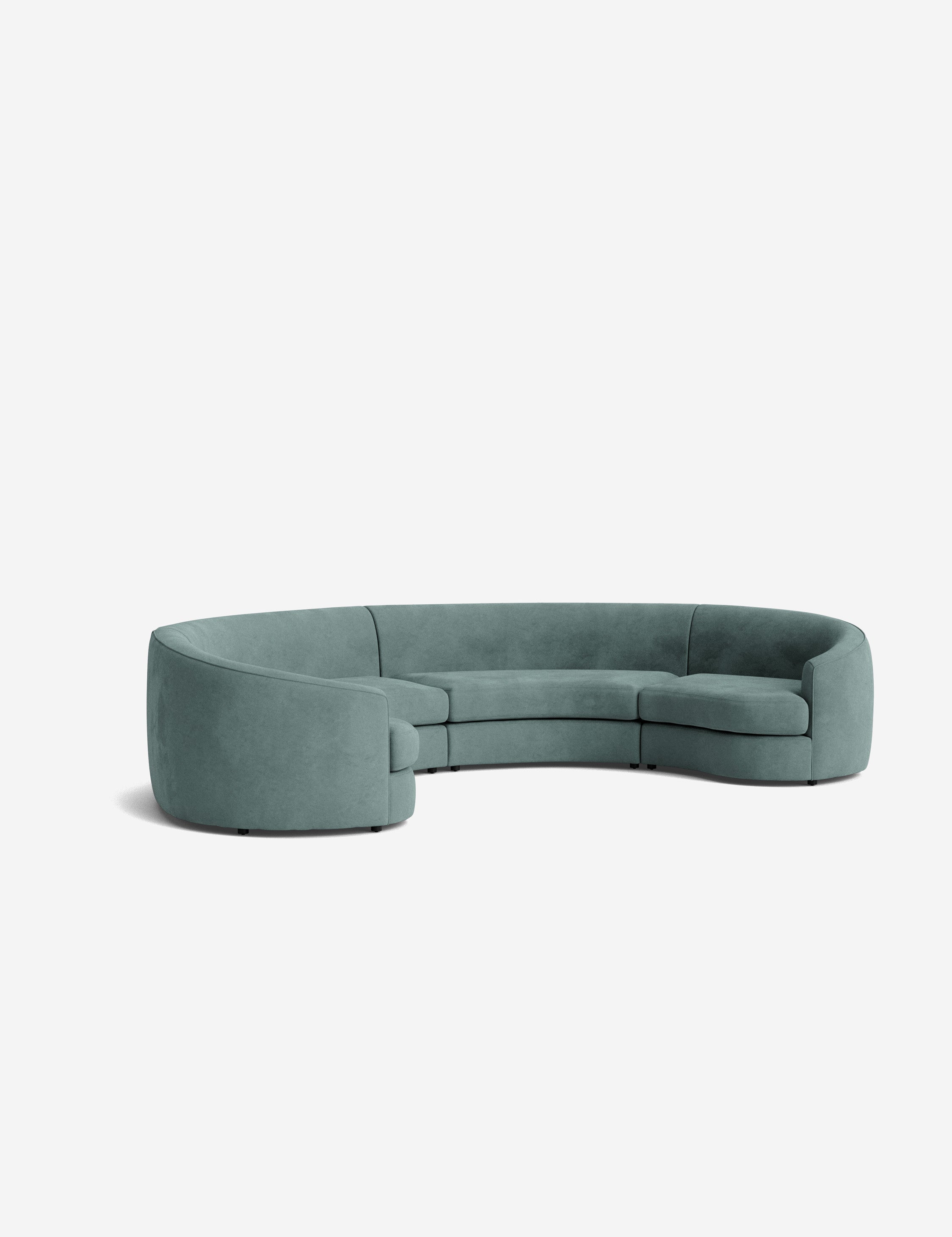 Lulu and Georgia Imada Modular Curved Sectional Sofa - view 233