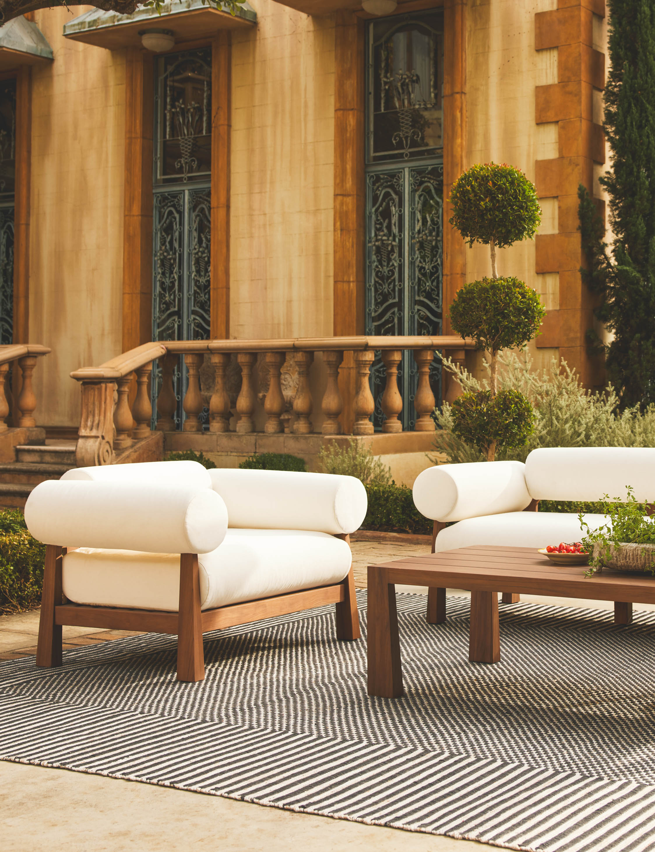 Lulu and Georgia Bassano Outdoor Accent Chair - view 2