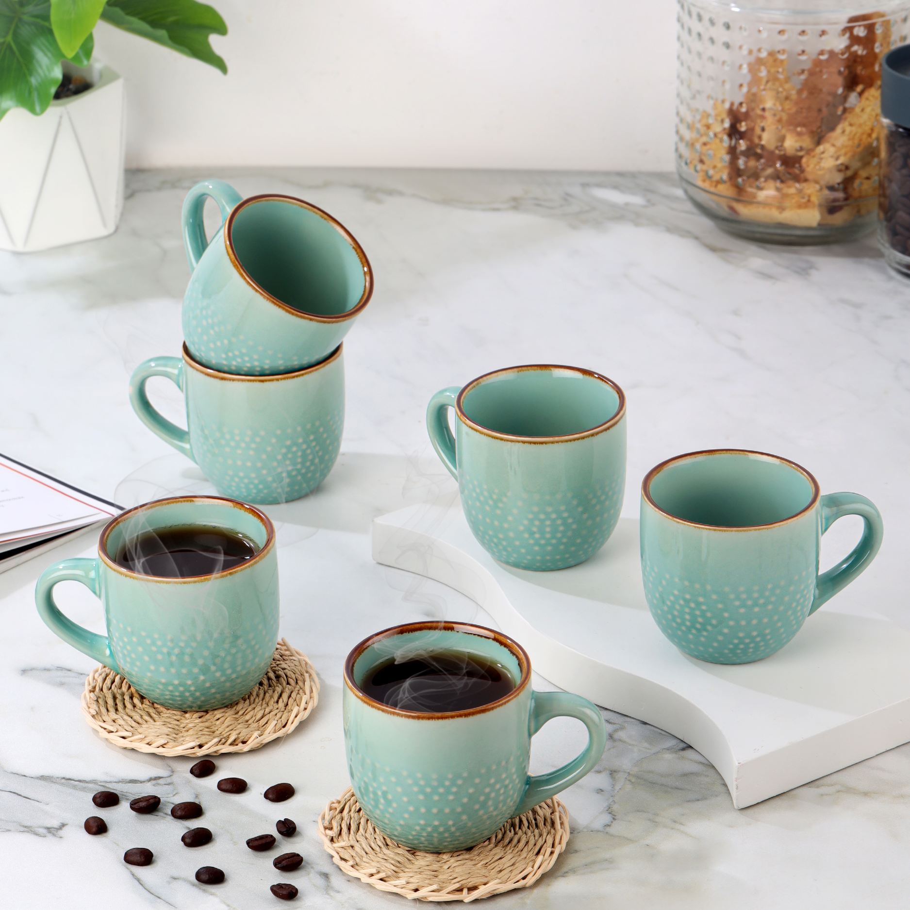 Cello Hampshire 6 Pieces Ceramic Mug - view 4