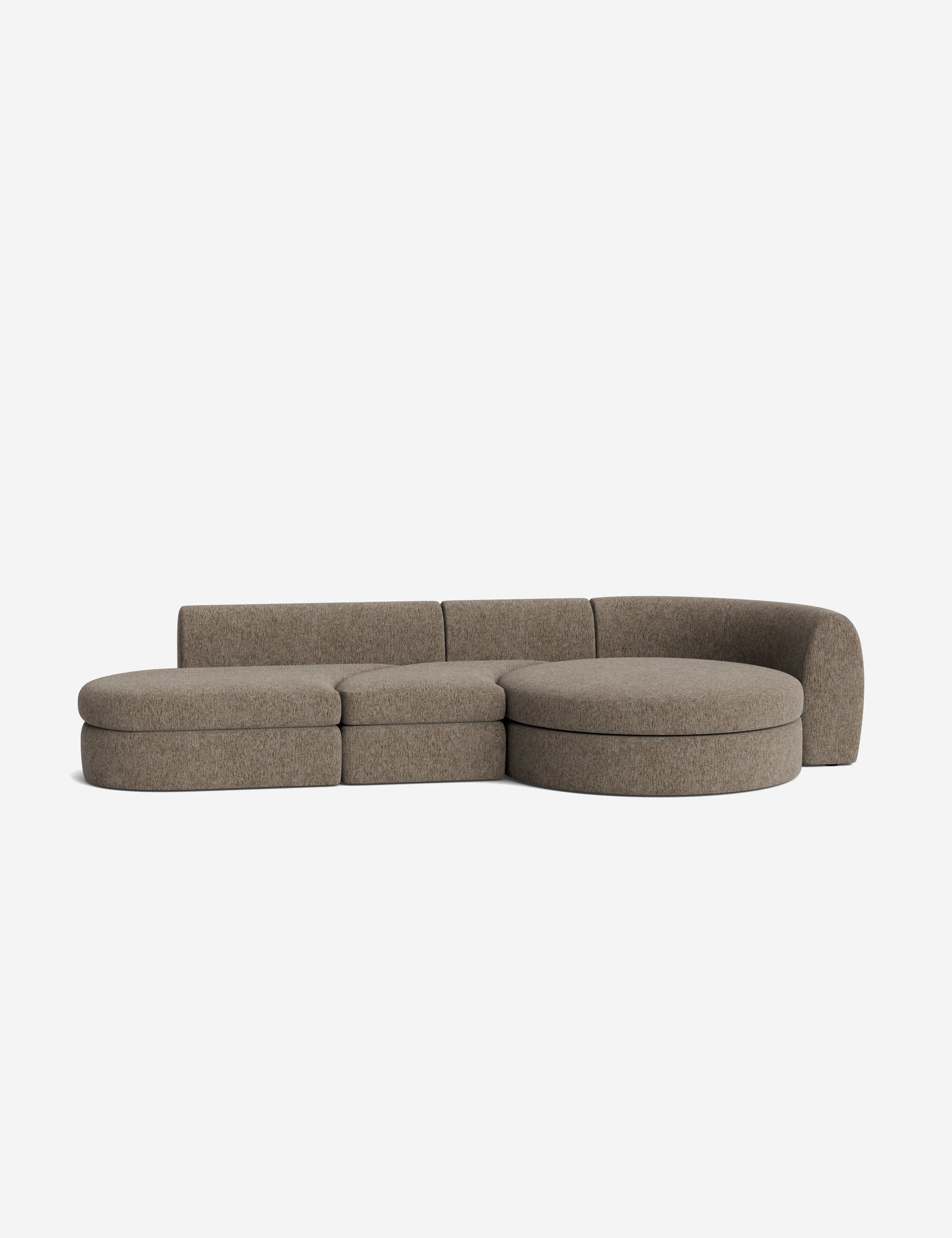 Lulu and Georgia Buckley Modular Chaise Sectional Sofa - view 172