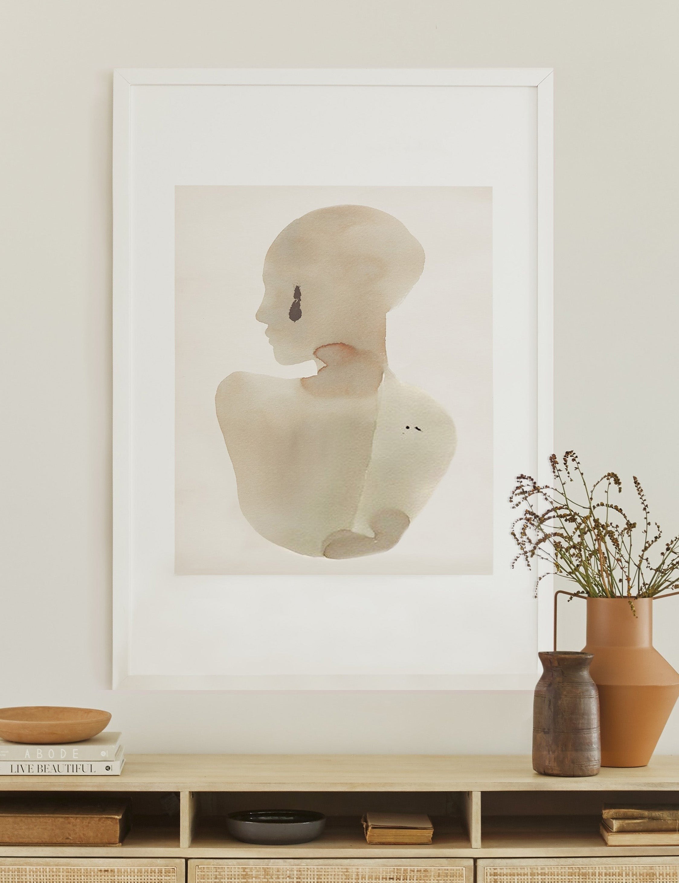 Lulu and Georgia Sara Singh - Back Drop Wall Art by Stampa - view 4