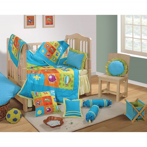 Swayam India Aero Plane Baby Cot Set-1003