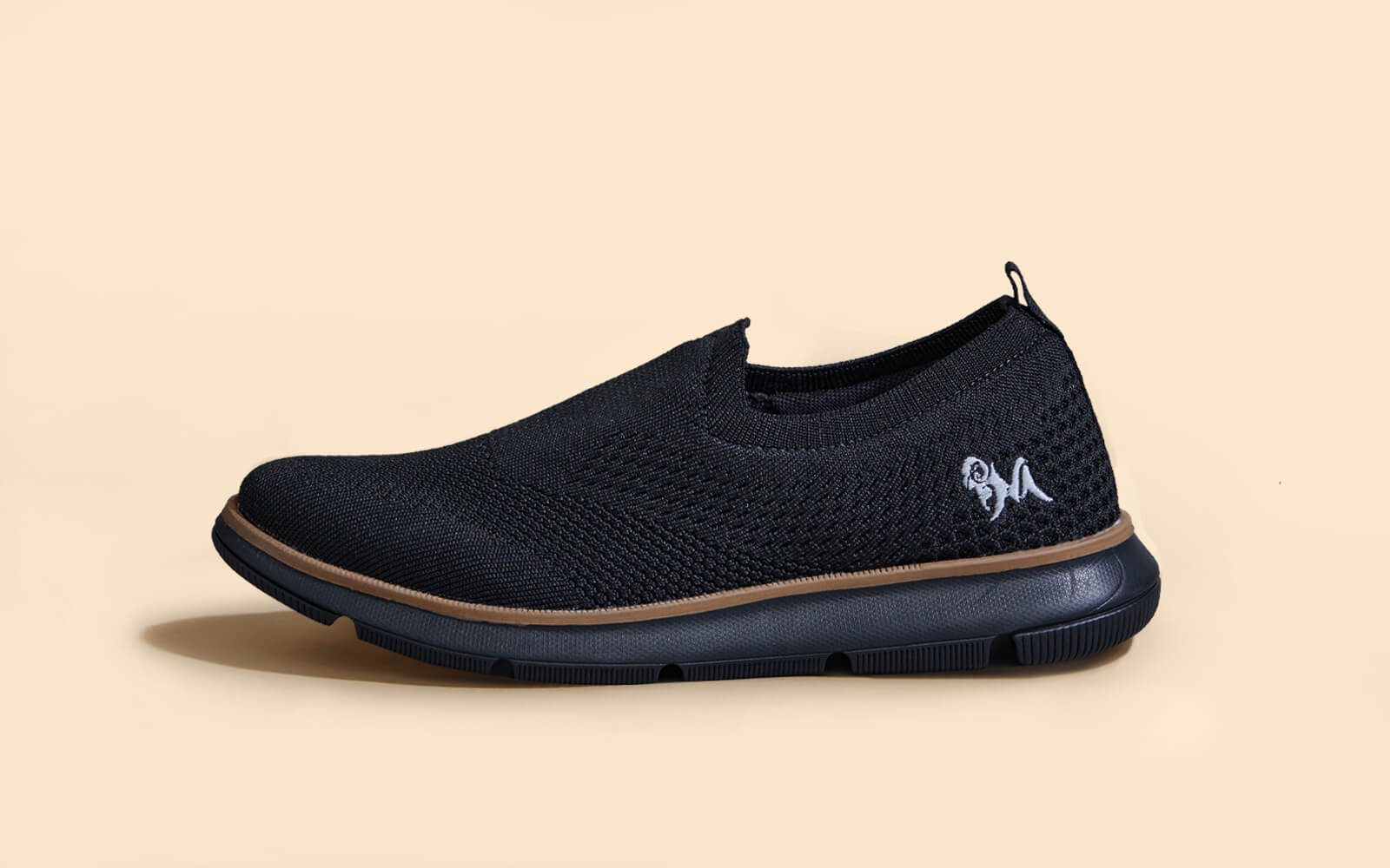 Neeman's Dress Slip Ons : Black