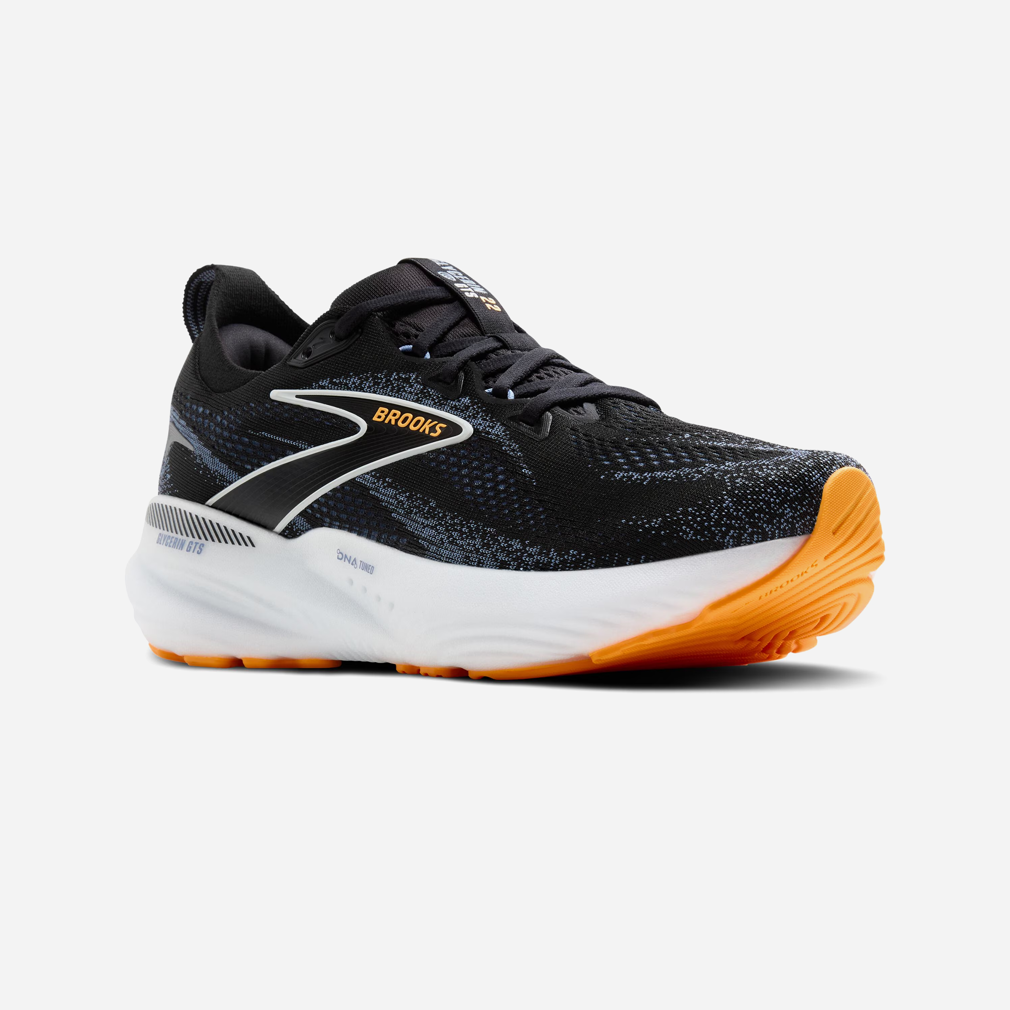 Brooks Glycerin 22 Black Country Blue Orange Pop - view 2