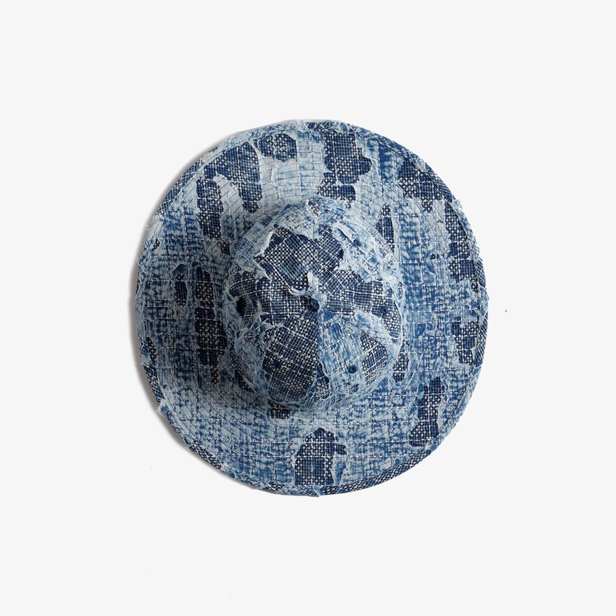 Fdmtl | Fitted Long Brim Hat { Indigo - view 2