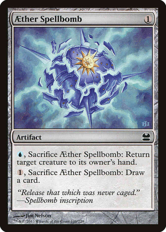 Aether spellbomb 196 – Magic Aether Spellbomb [196] [Modern Masters] [Non-Foil]