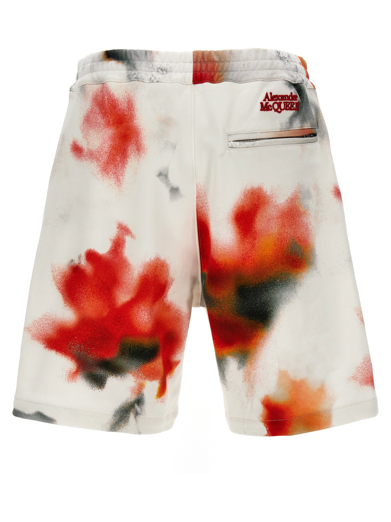 Alexander McQueen Obscured Flower Bermuda Shorts - view 2
