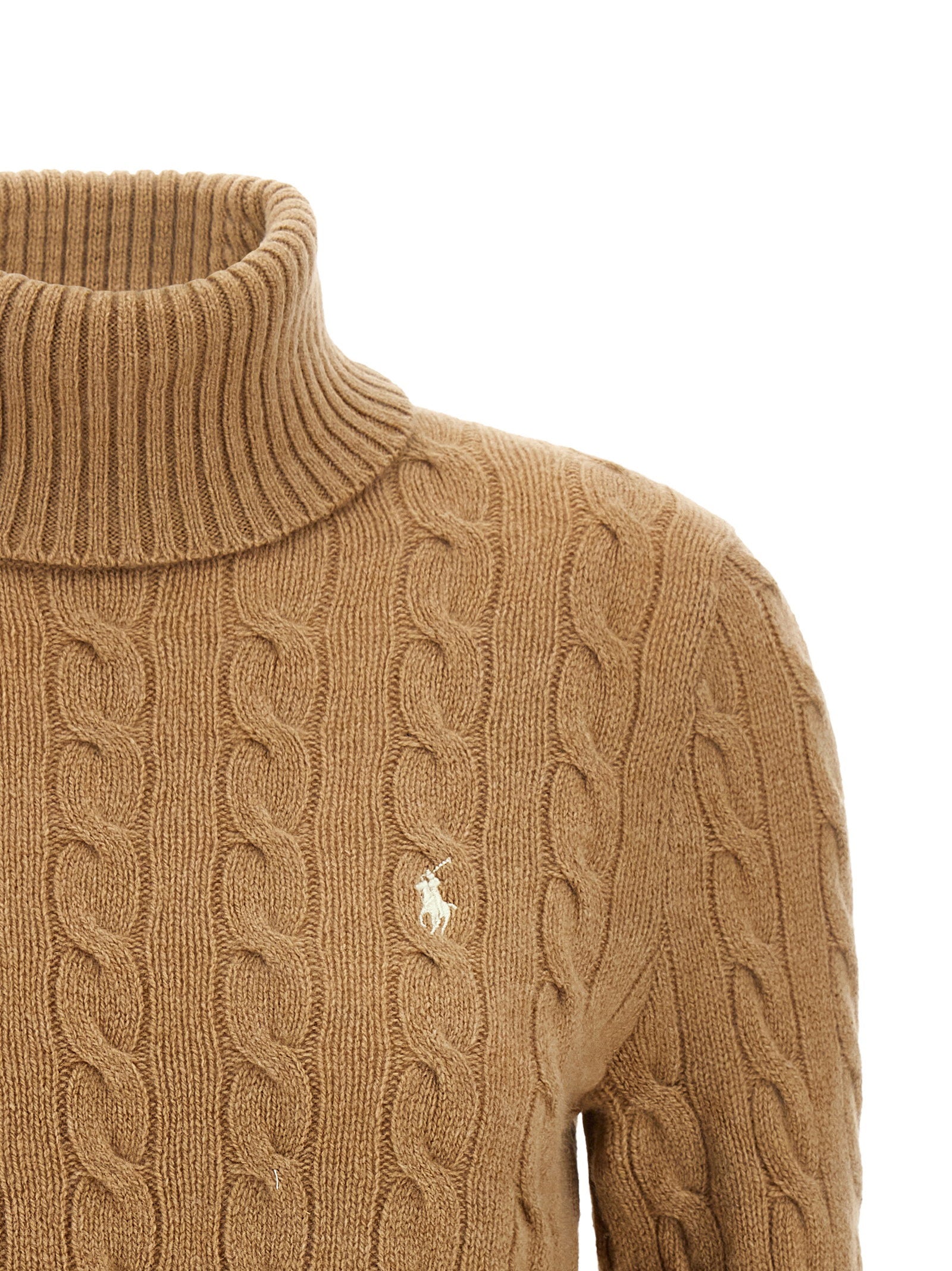 Polo Ralph Lauren Braided Turtleneck Sweater – 90% wool, 10% cashmere - view 3