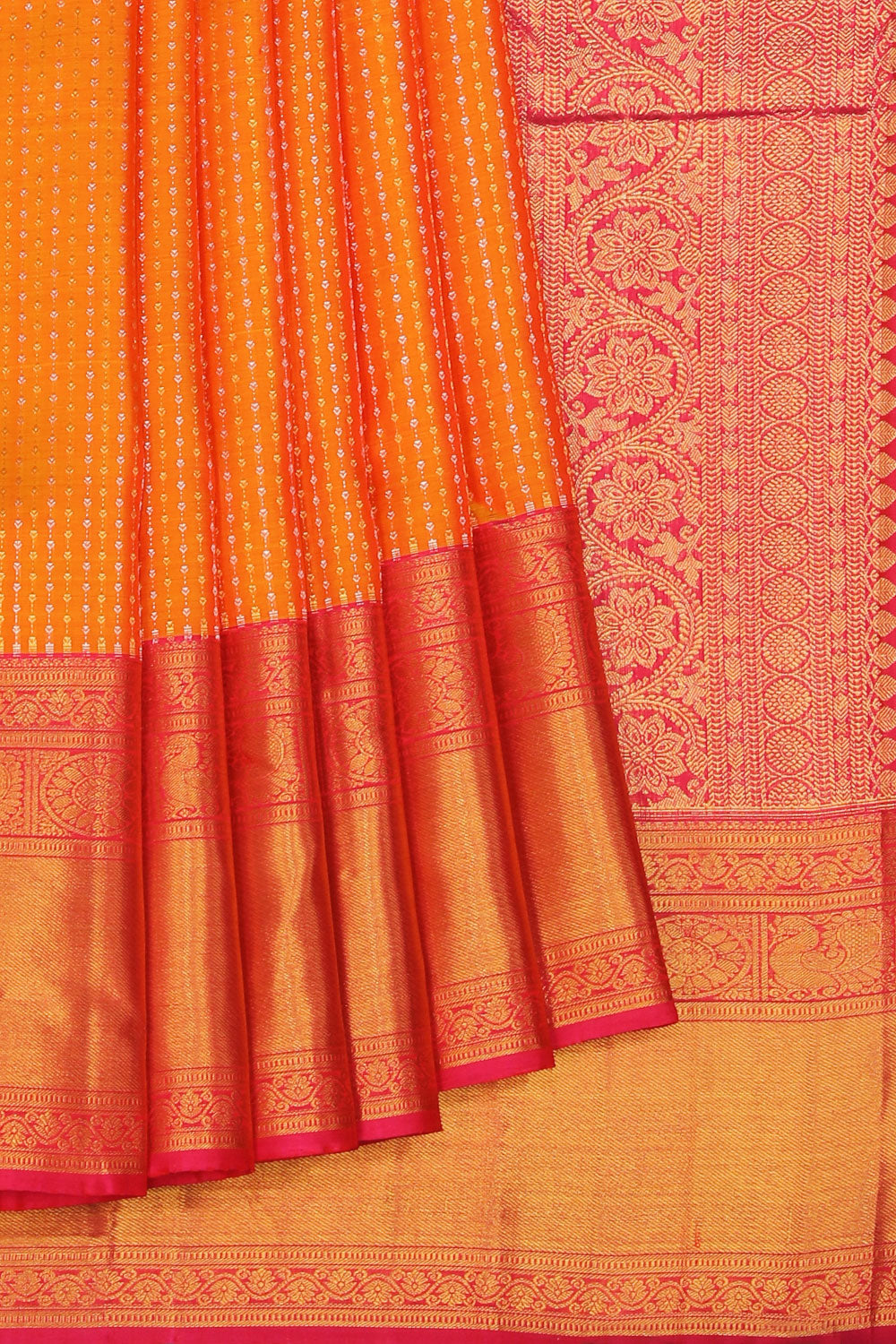 Kalanjali Gorgeous Mustard Saree – Women's