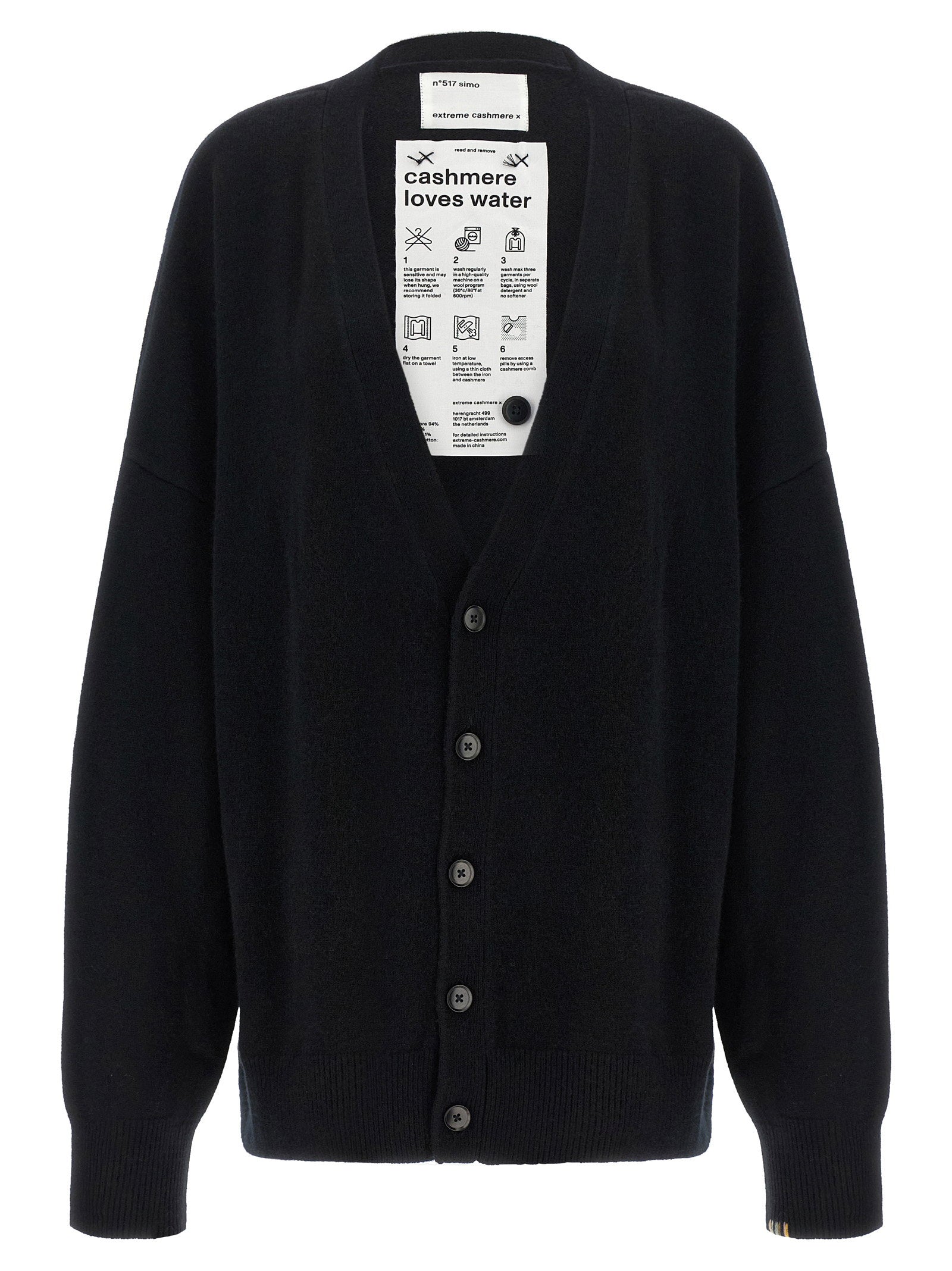 N 517 simo – Extreme Cashmere N°517 Simo Cardigan