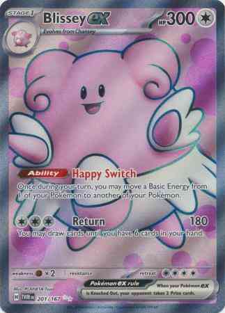 Ultra rare sv06-201 – Pokémon Blissey ex - 201/167 - Ultra Rare [sv06-201] [Ultra]