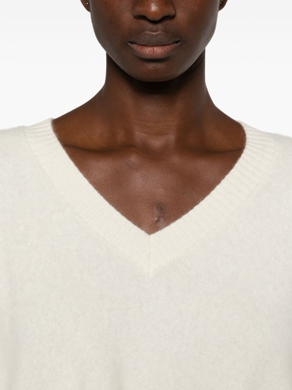 CT PLAGE Sweaters WHITE – 100% Wool - view 2