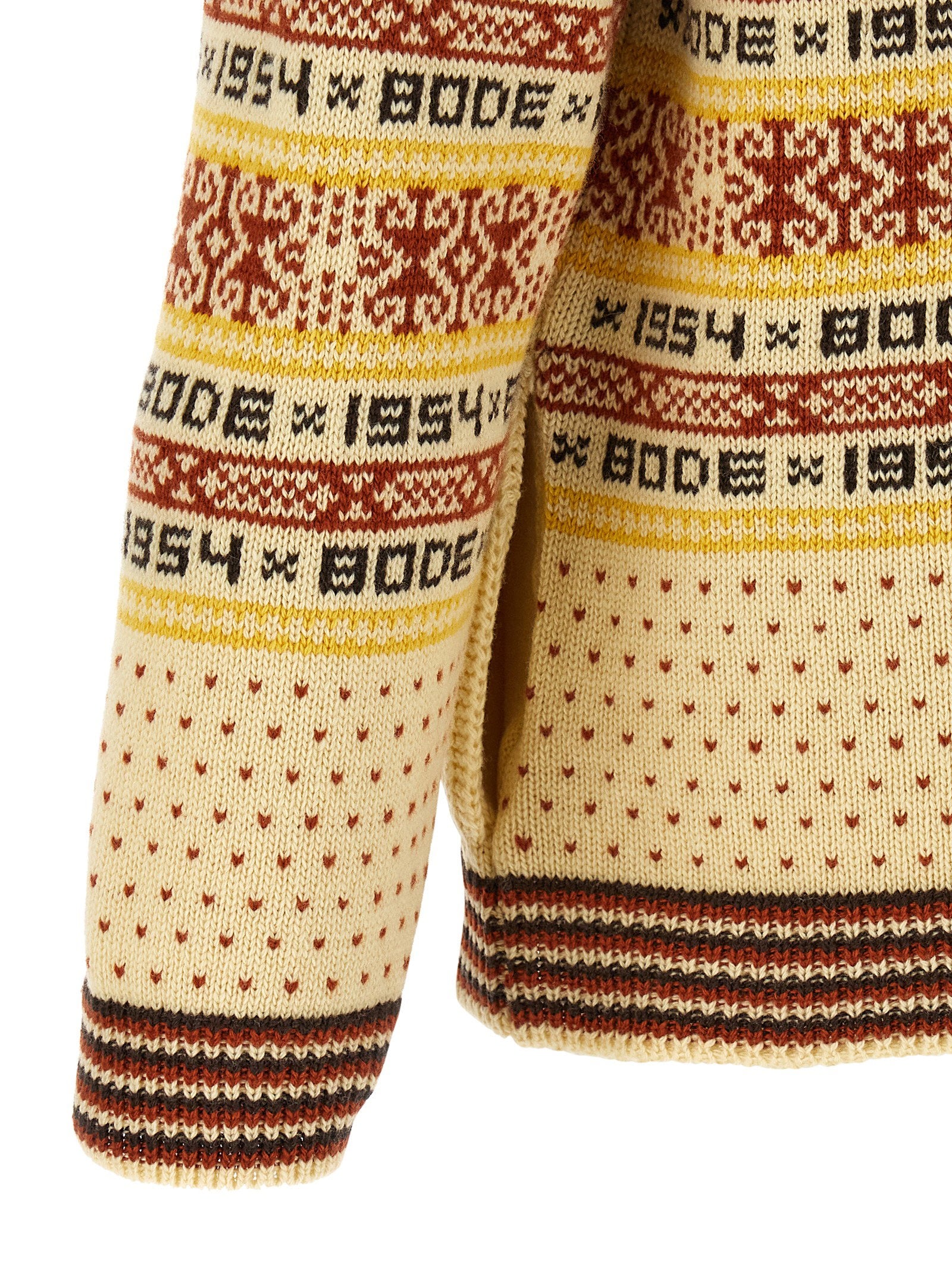 Bode Marzipan Cardigan – 100% wool - view 4