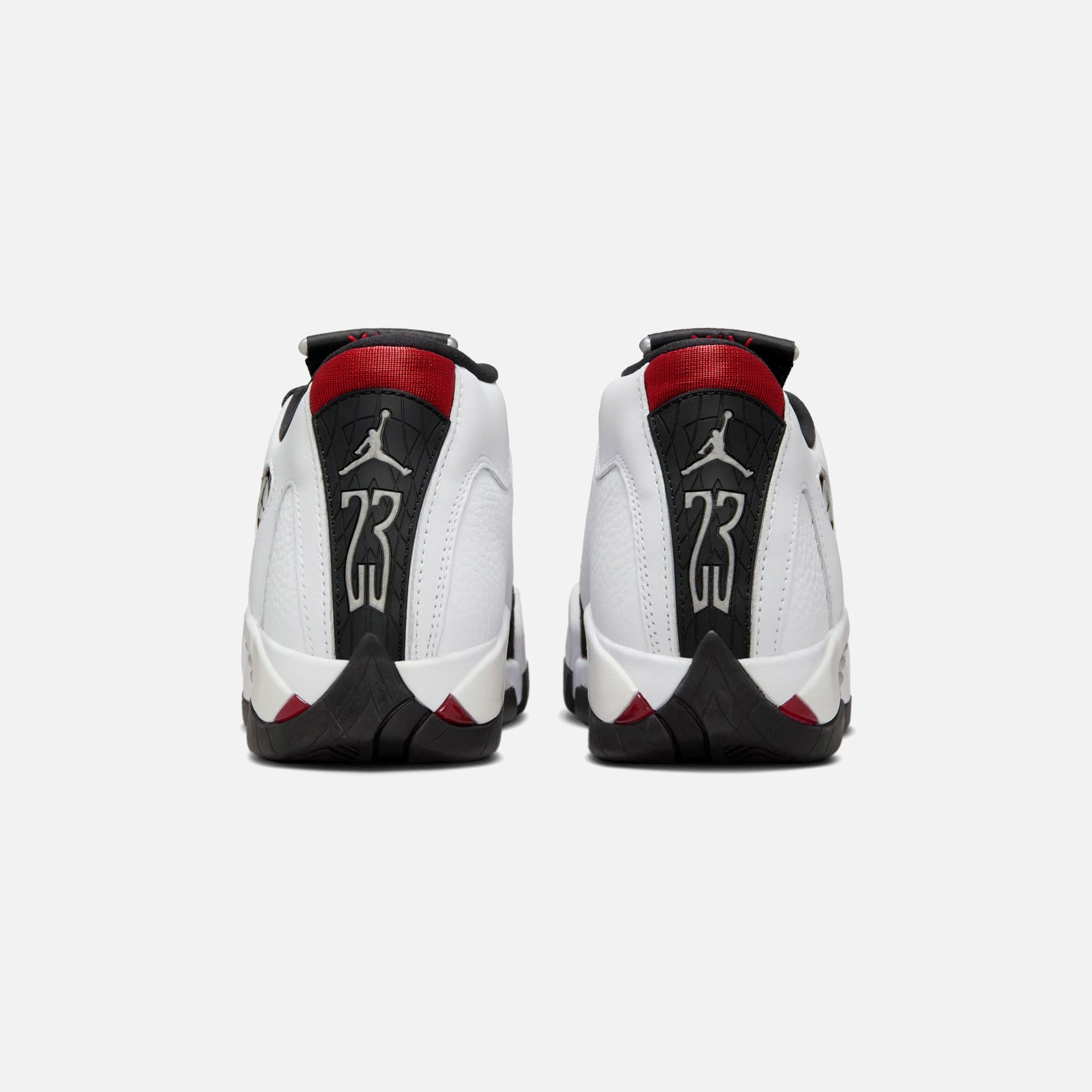 Jordan GS Air Jordan 14 - White / Black / Varsity Red / Metallic Silver - view 5