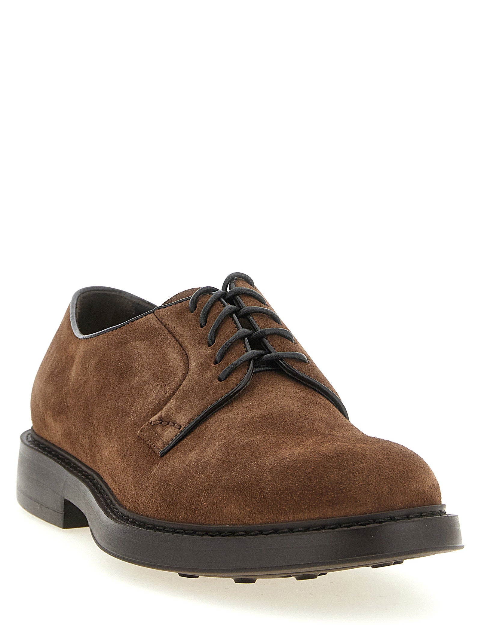 Doucal's Suede Lace Up - view 2