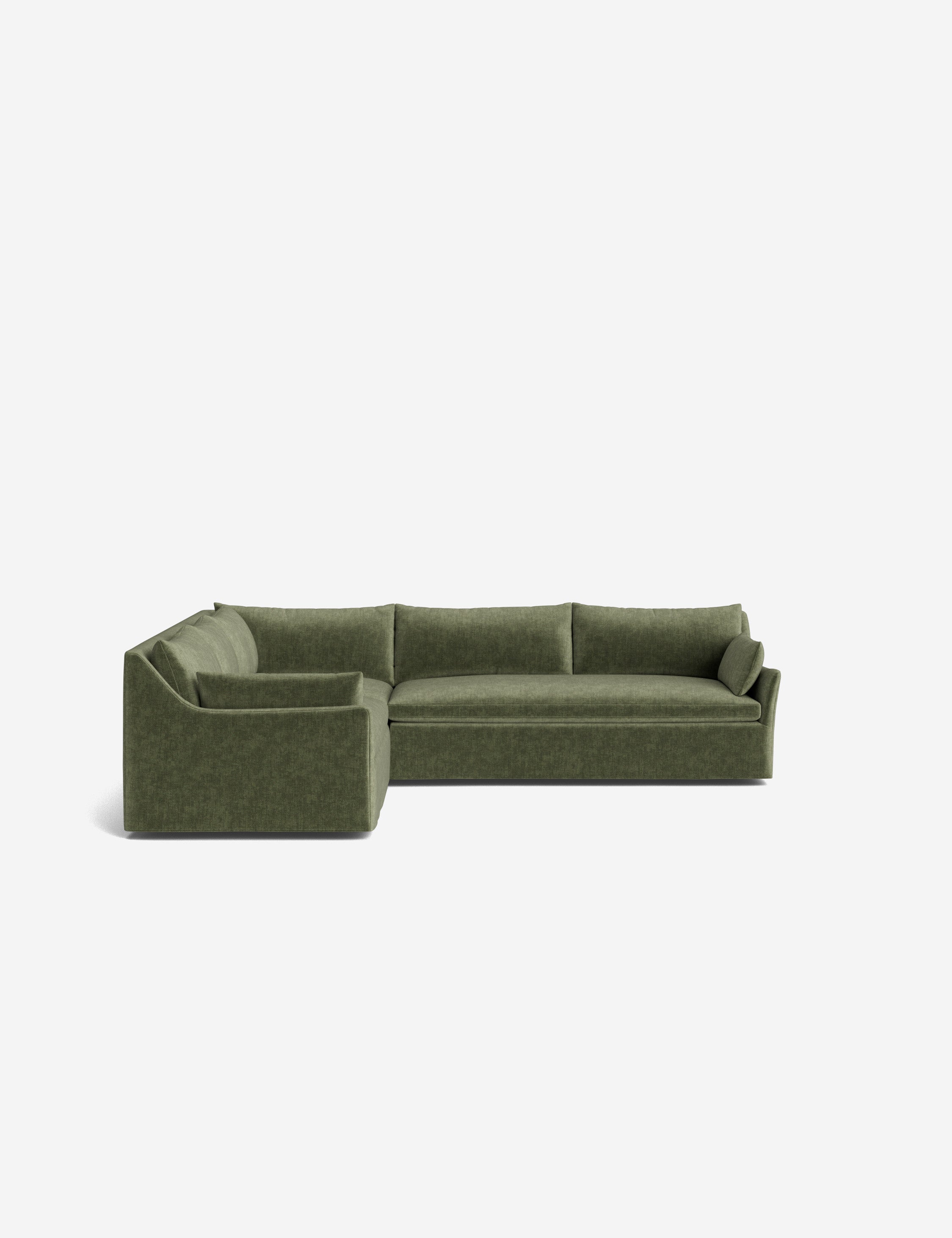 Lulu and Georgia Portola Luxe Depth Slipcover Corner Sectional Sofa - view 90
