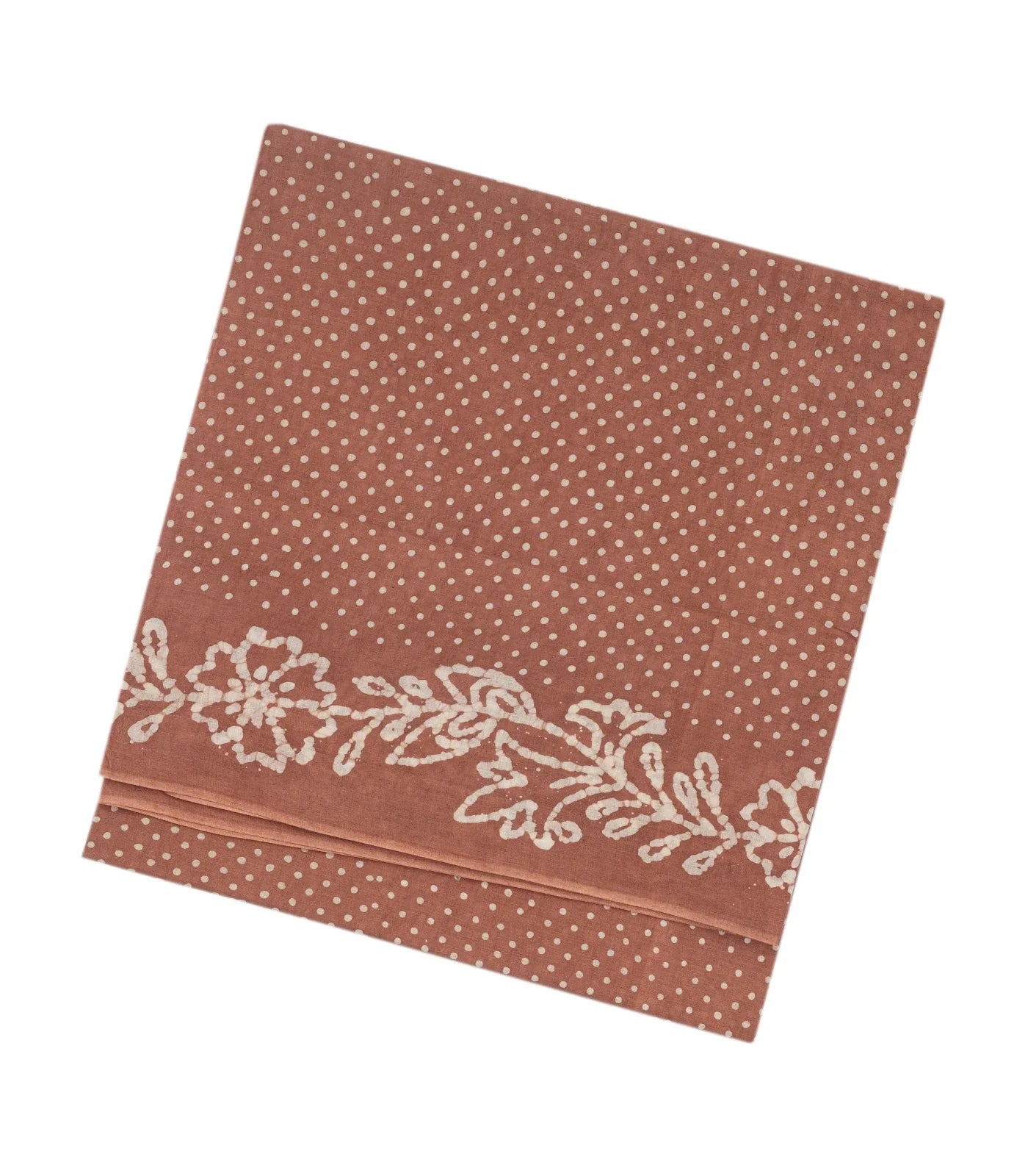 RmKV Beige Sungudi Cotton Saree With Tie & Dye Floral Motifs
