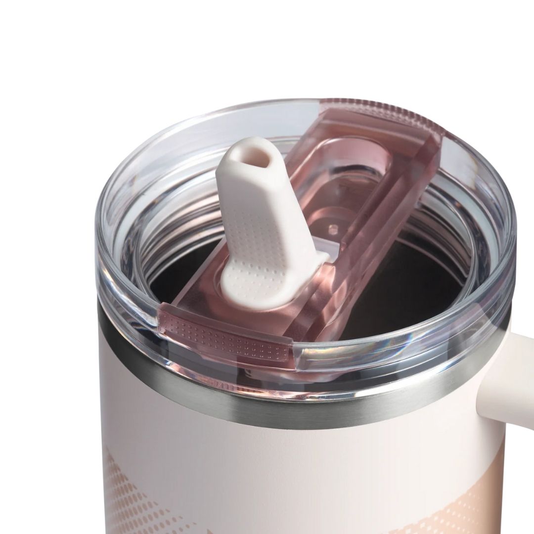 HYPE ELIXIR Stanley Quencher ProTour Flip Straw Tumbler | 40 OZ Rose Quartz Fade - view 3