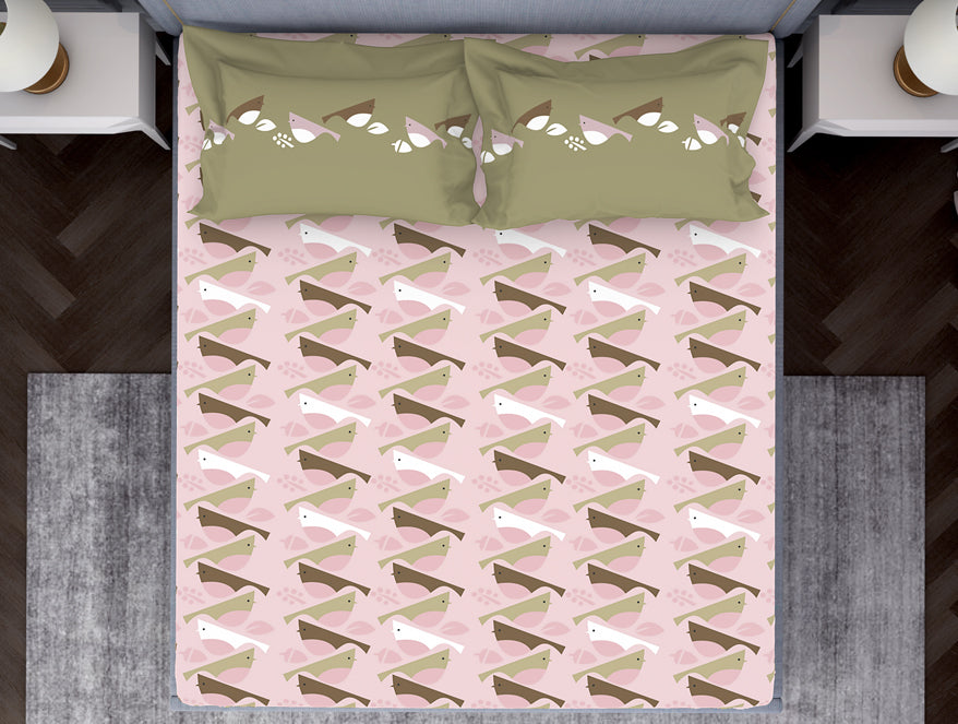 Spaces India Youthopia Floral 100% Cotton Double Bedsheet - Essentials by Spaces - view 9