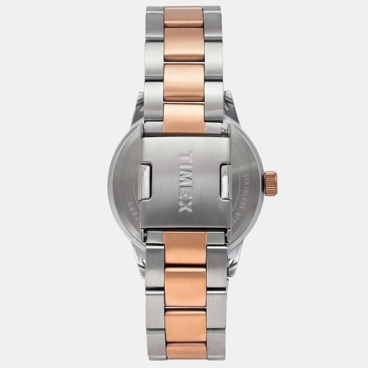 Timex Fashion Men Quartz Beige Dial Chronograph Stainless Steel Watch TWEG19902 - view 3