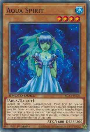 Yu-Gi-Oh! Aqua Spirit - SGX3-ENI20 - Common - 1st Edition