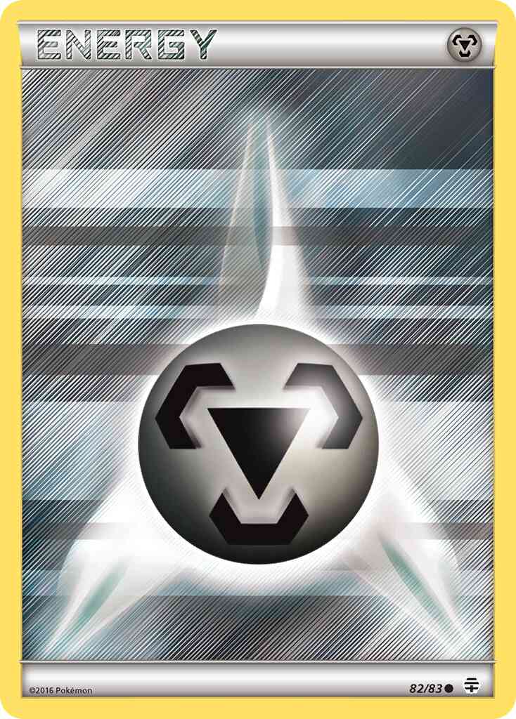 Pokémon Basic Metal Energy - 82/83 - Common [g1-82] [Reverse Holo]