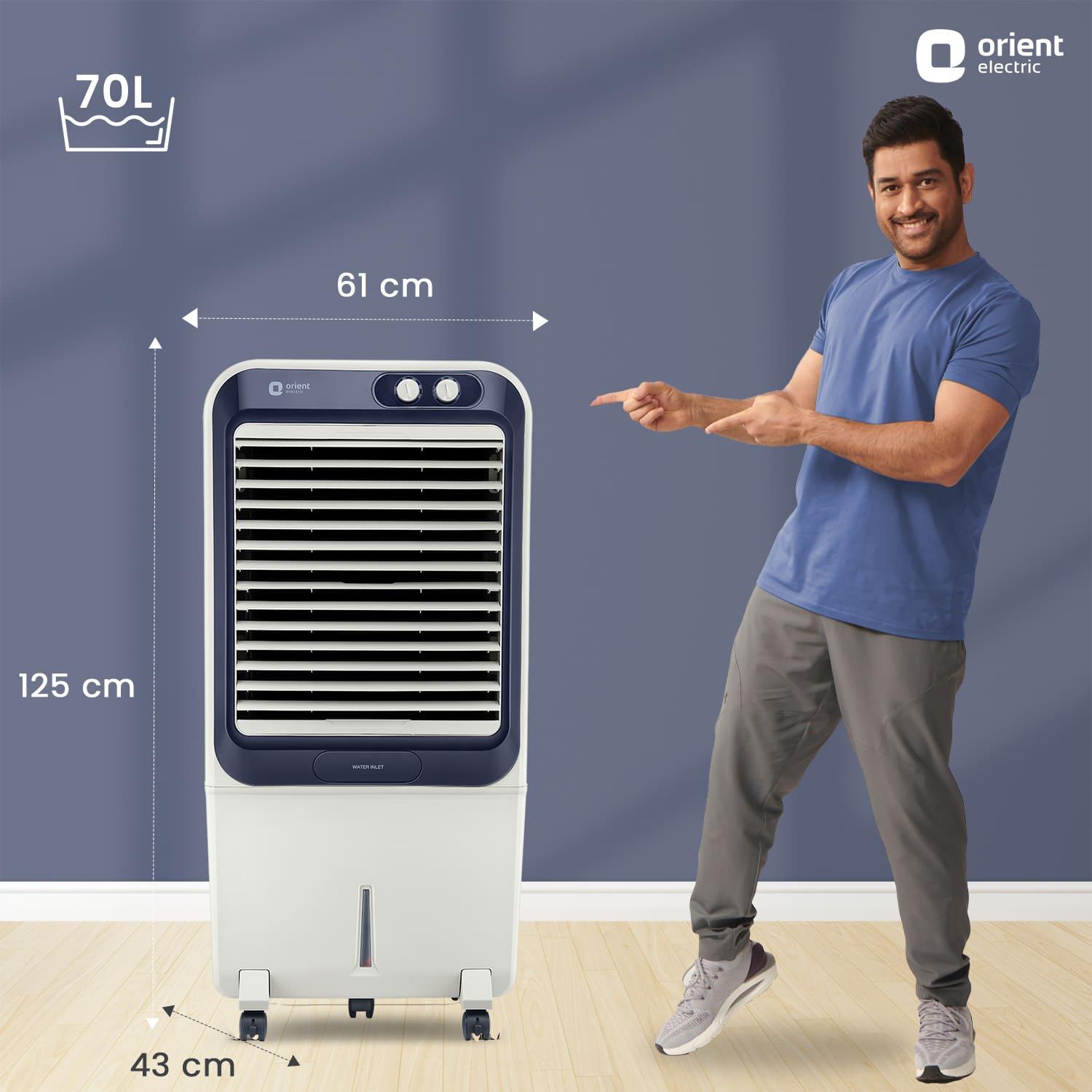 orientelectric Knight Desert Air Cooler with Honeycomb pads, Ice Chamber & Dust Filter - view 10