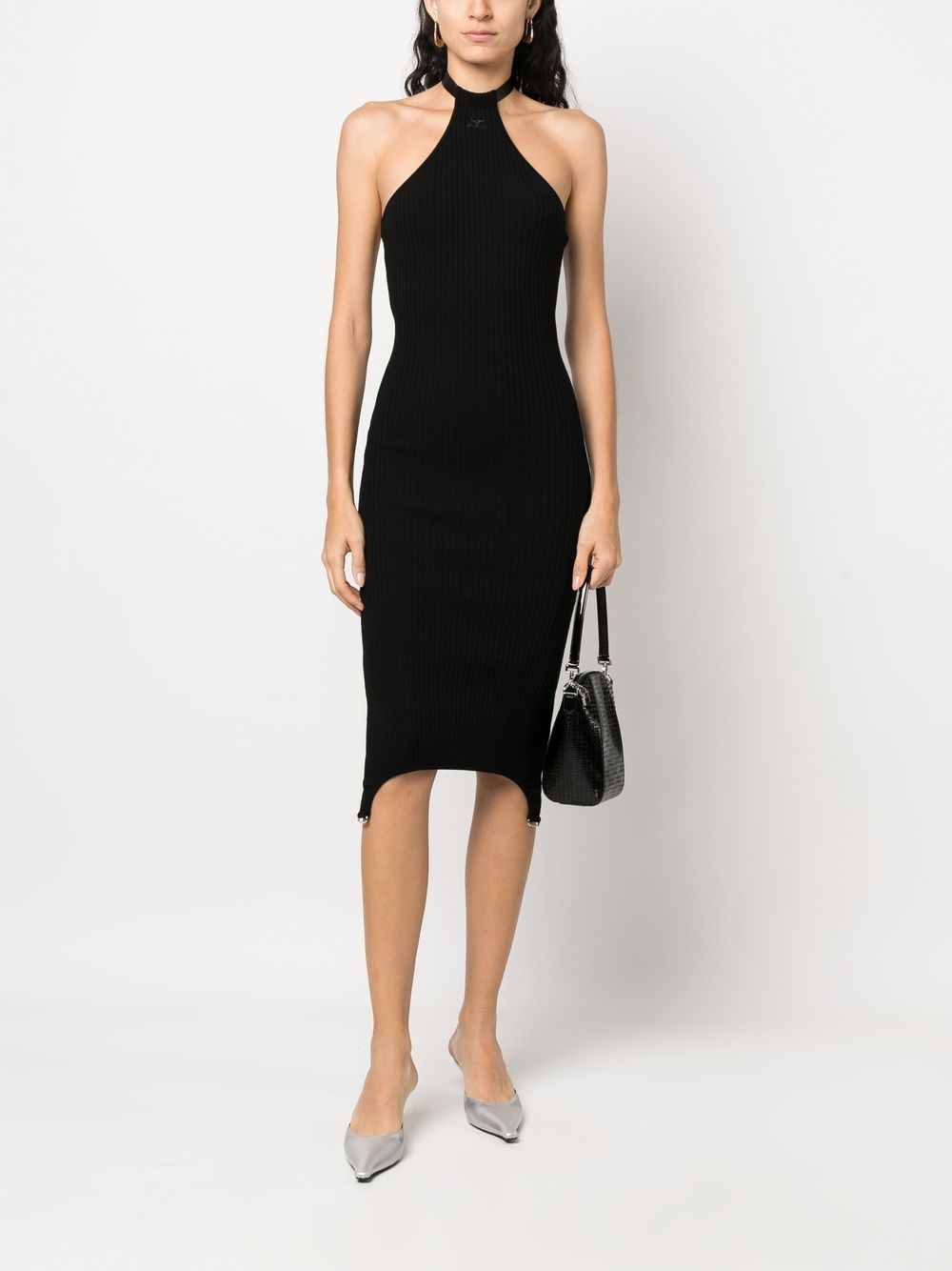 Courreges Pre Sleeveless long dress - view 5