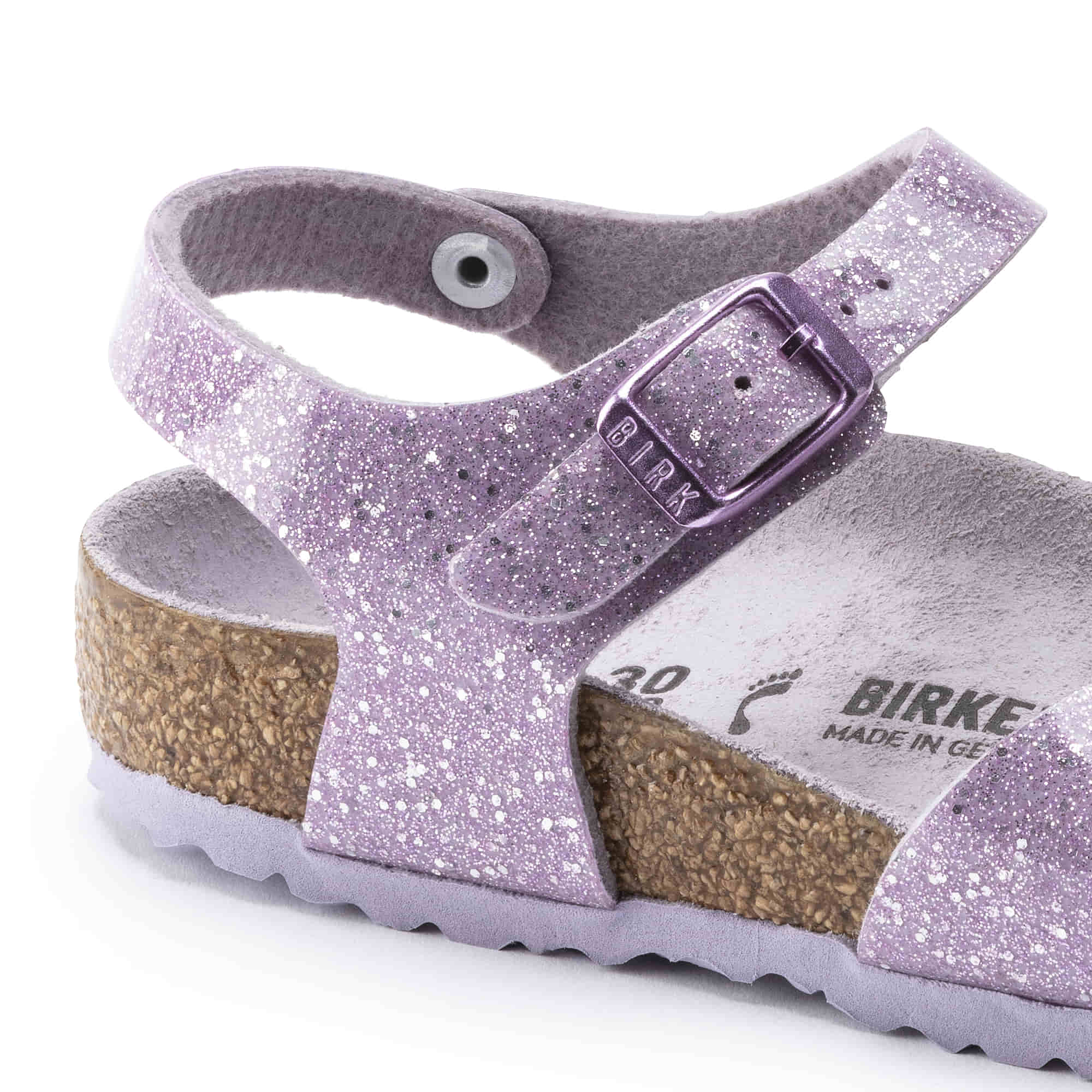 Birkenstock Rio Kids Birko-Flor – Purple Purple/Cosmic Sparkle Lavender - view 5