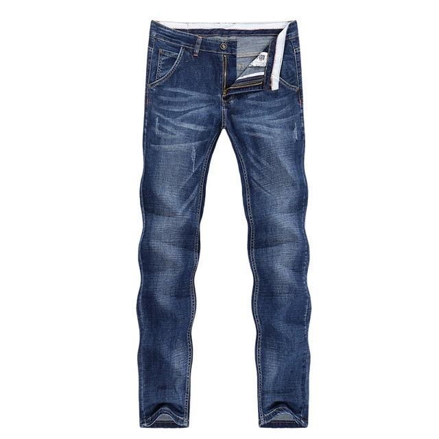 BlackTree KSTUN Men Thin Blue Slim Straight Denim Pants for Men's Casual Fashion..